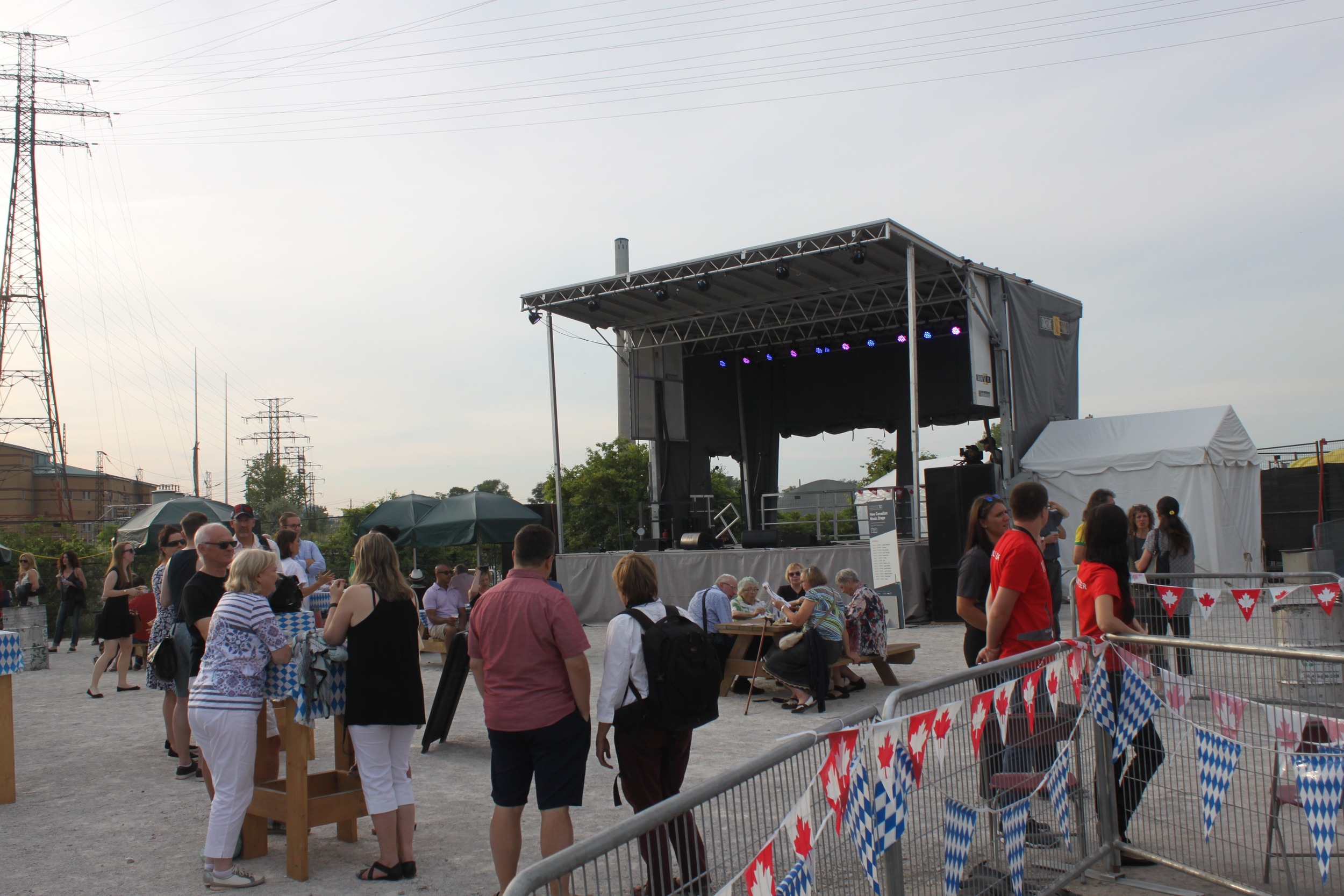 Picture of the New Canadian Music Stage