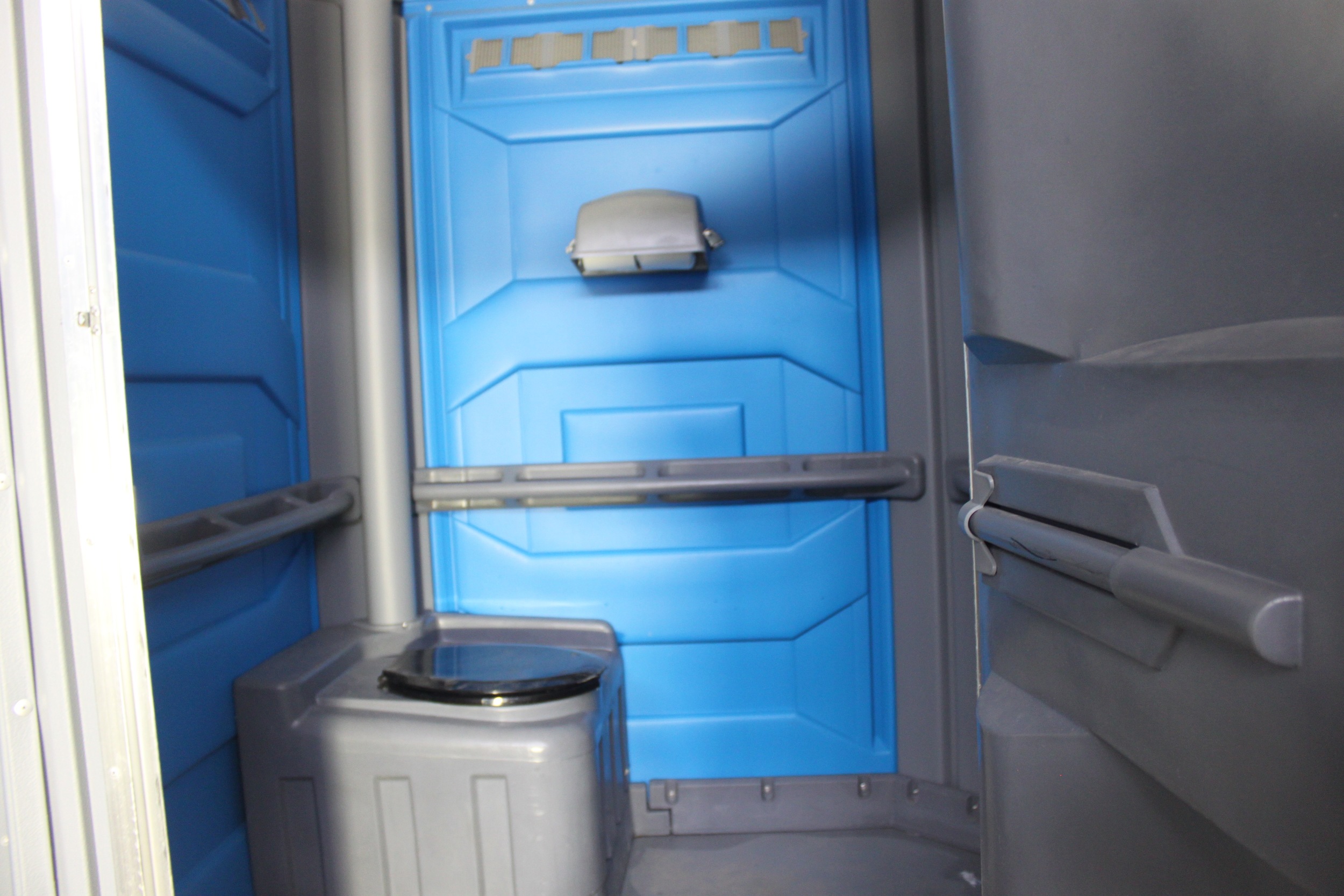 Picture of the interior of the accessible portable washroom