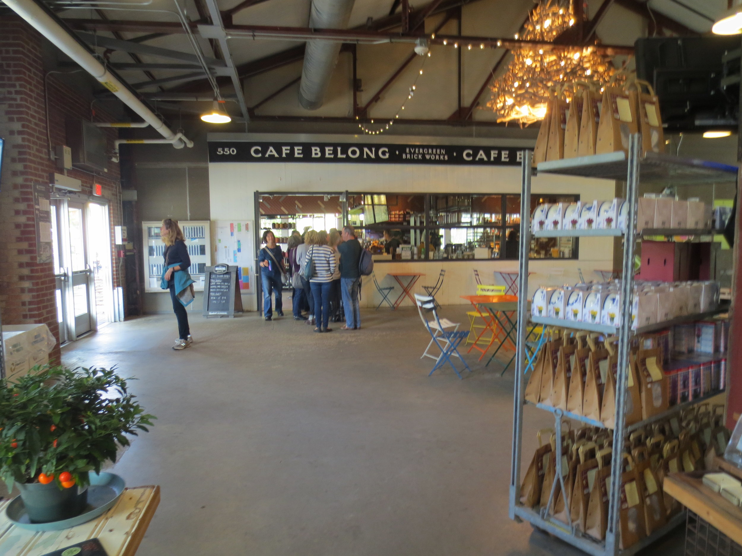 Picture of entrance of Café Belong