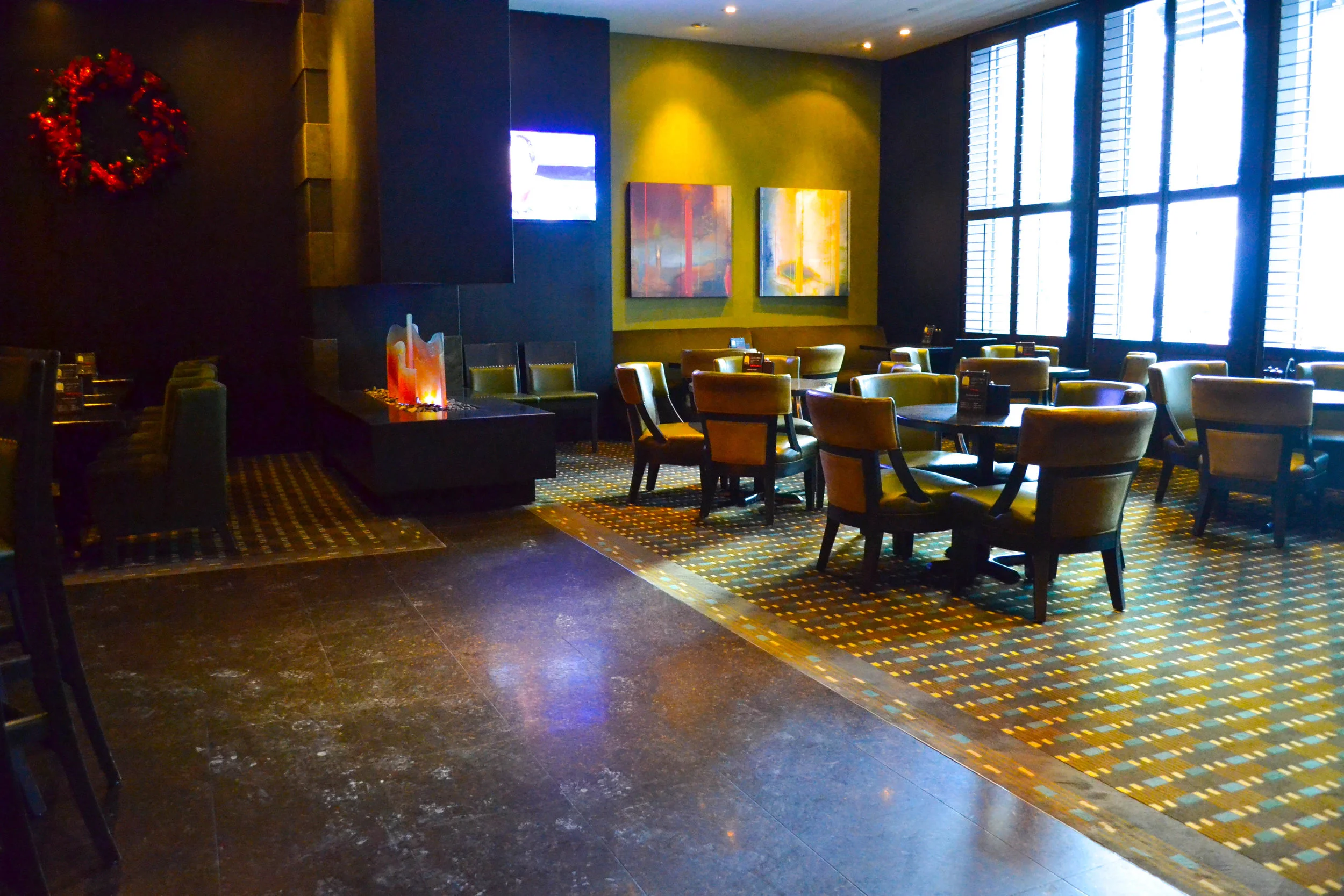 Picture of accessible dining area of the Keg