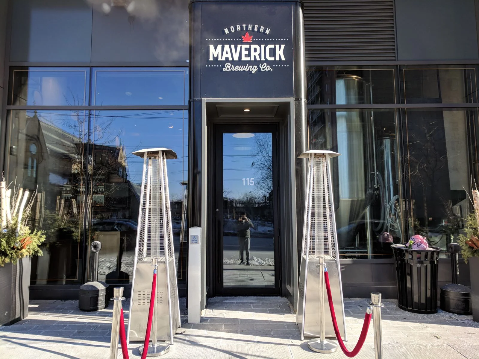 Picture of accessible entrance of the brewery