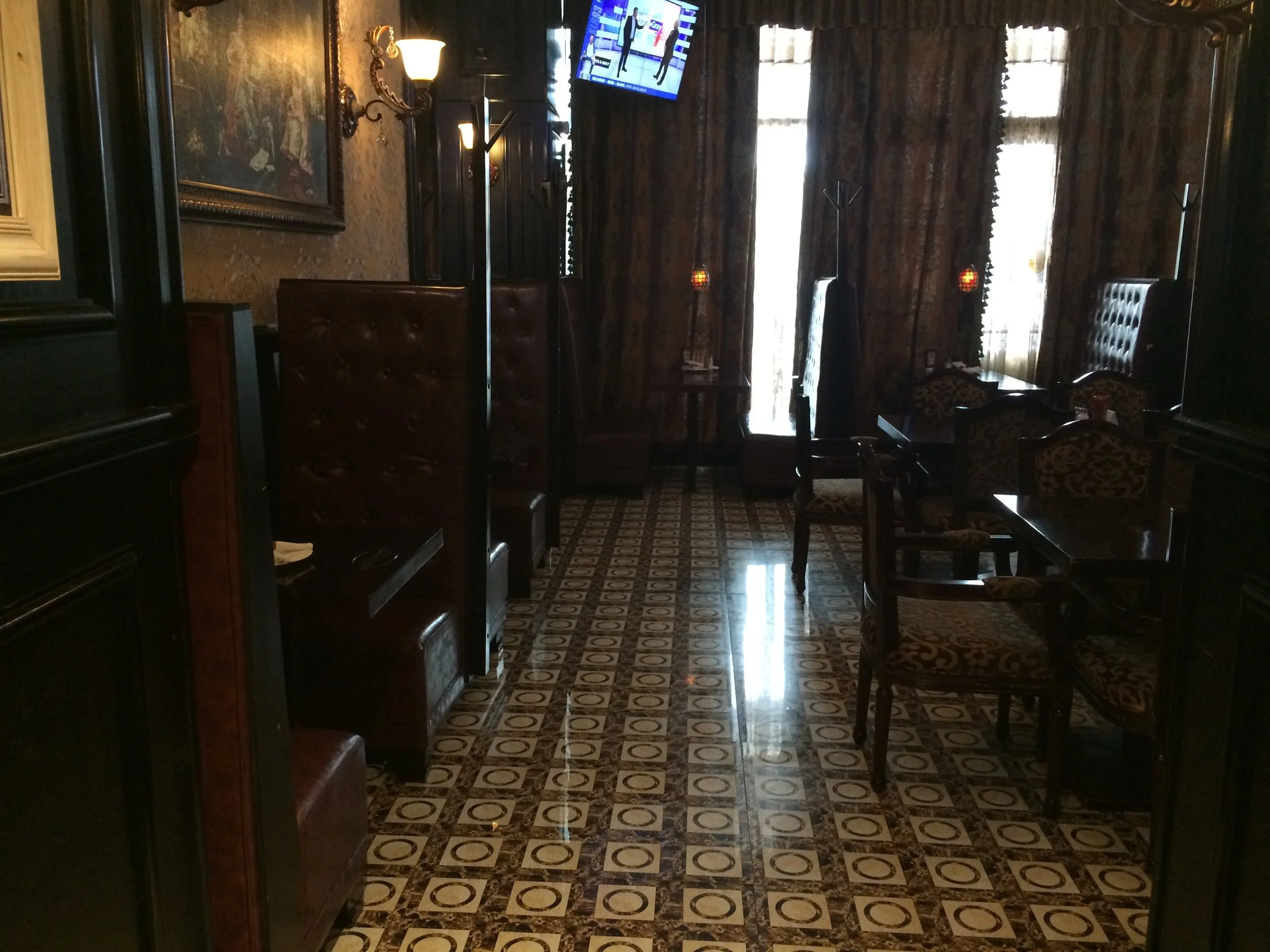Picture of standard height seating and booths
