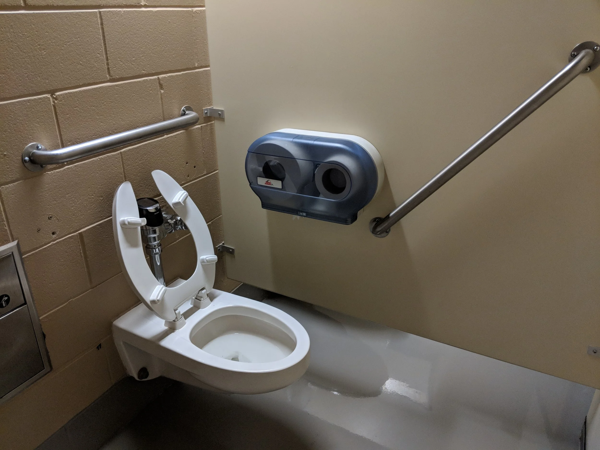 Picture of accessible washroom at the Rogers Centre