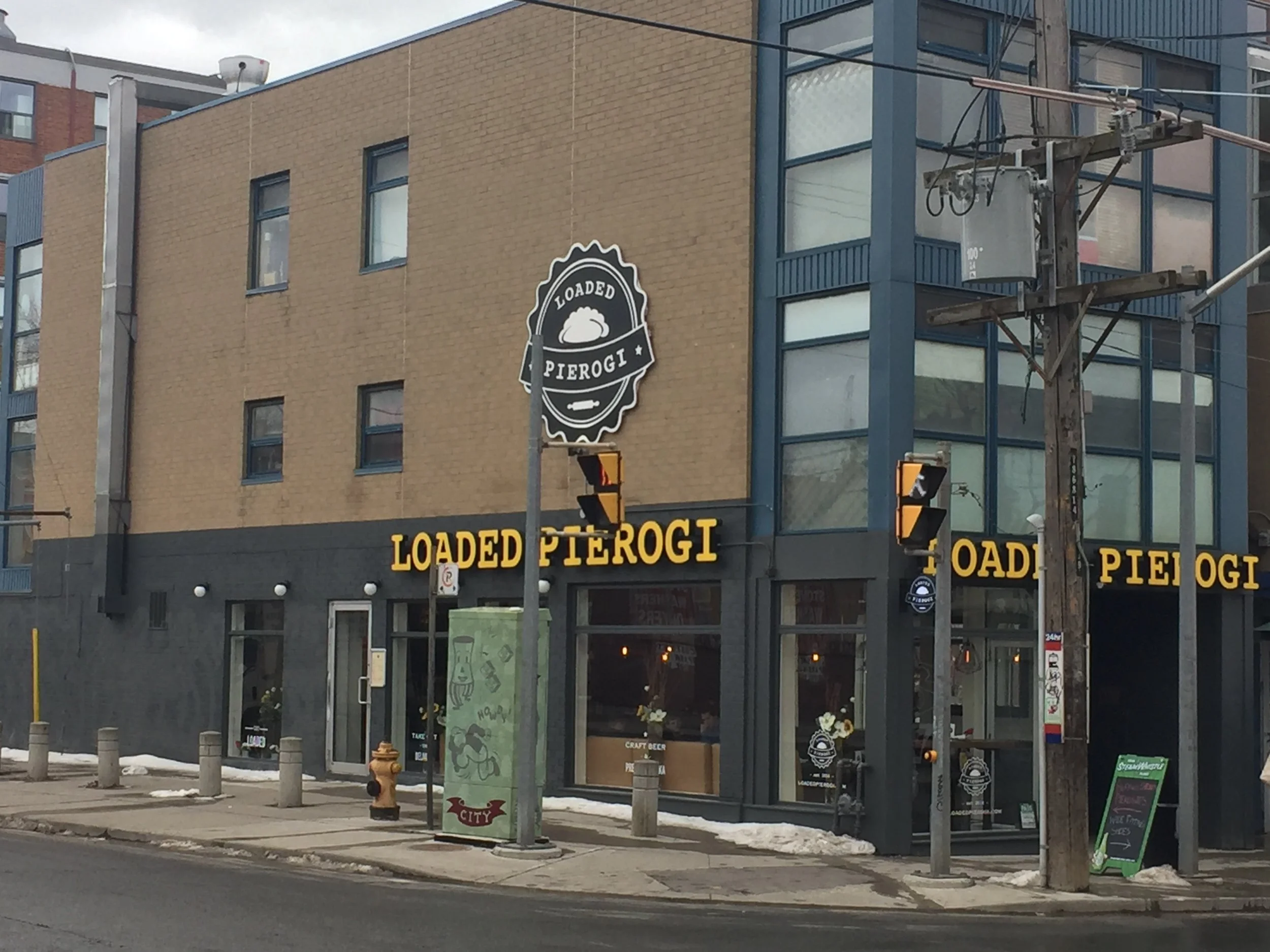 Picture of accessible entrance of Loaded Pierogi