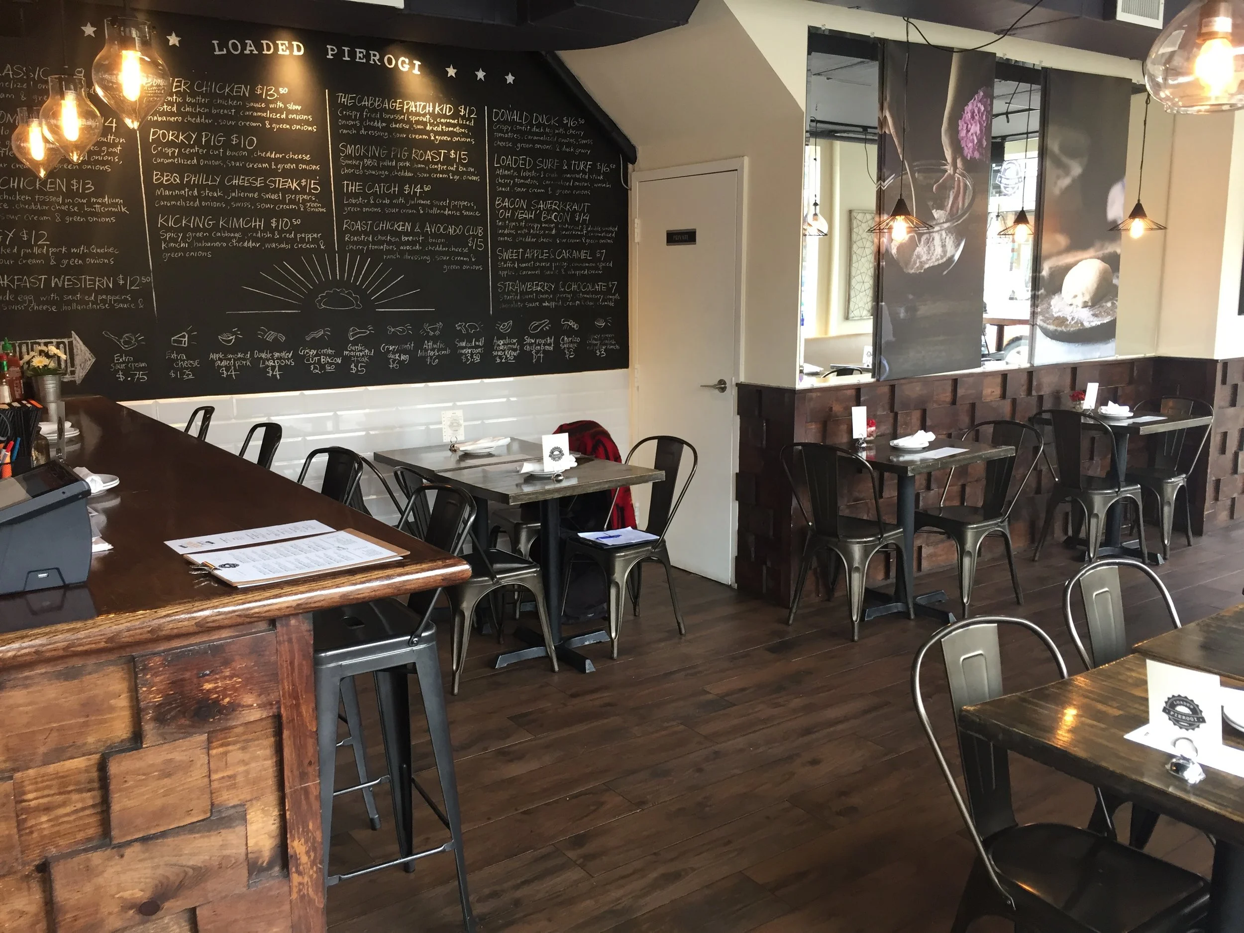 Picture of accessible interior of the Loaded Pierogi