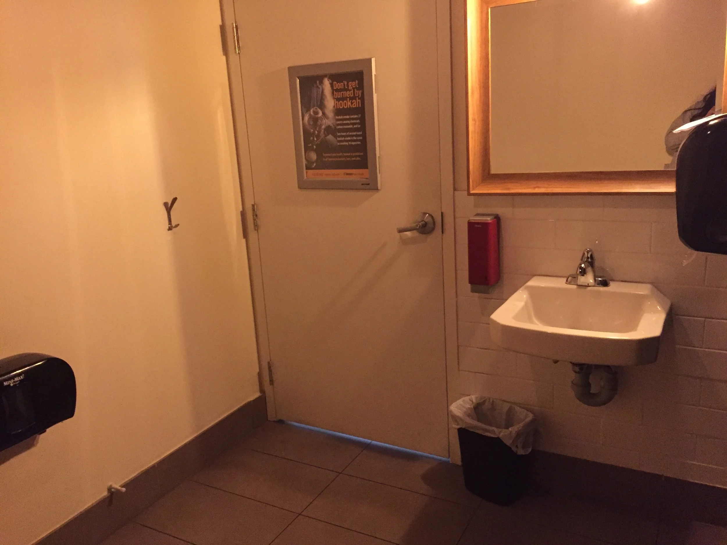 Picture of accessible washroom in the Loaded Pierogi