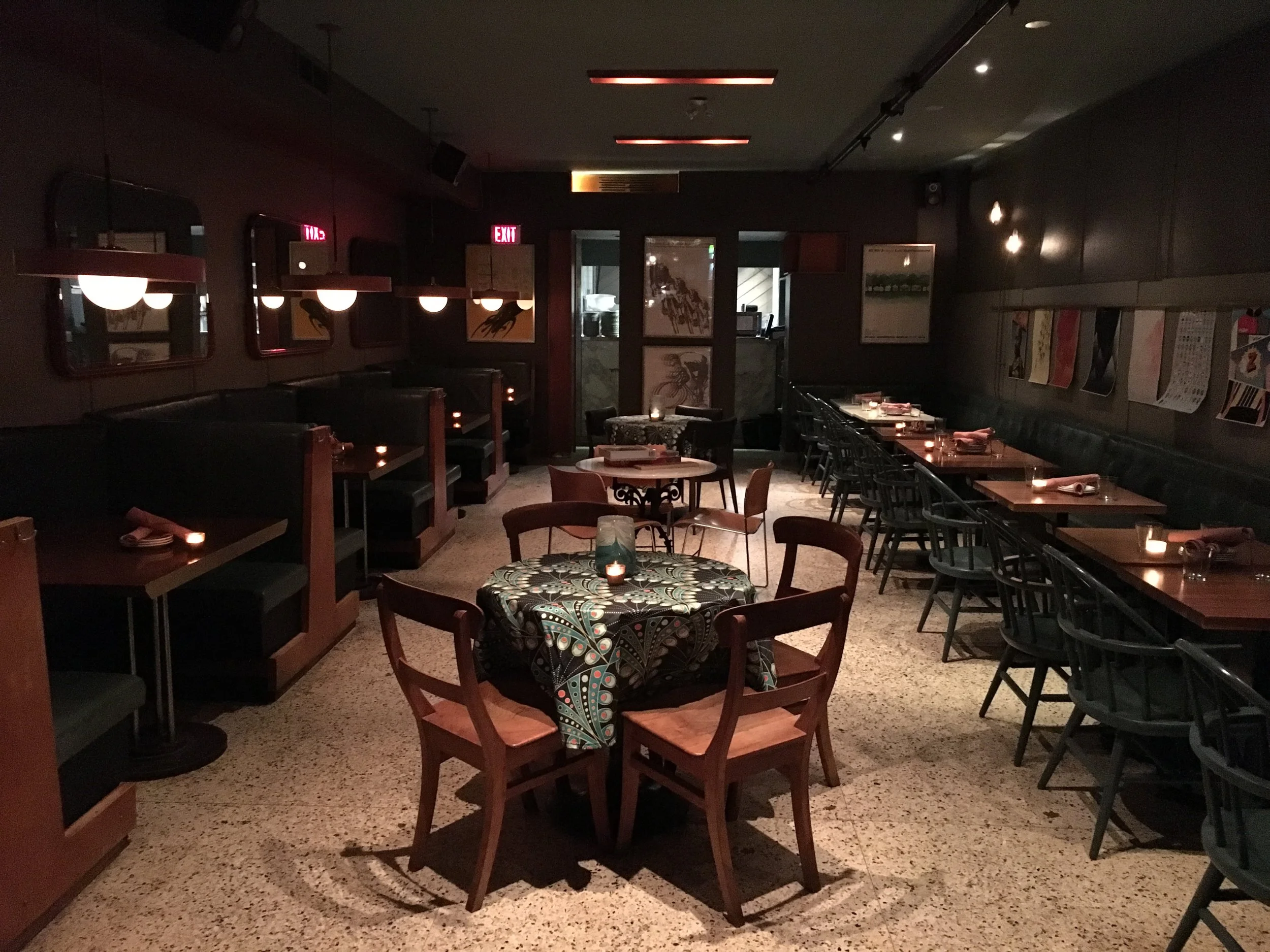 Picture of accessible dining area of the Peacock