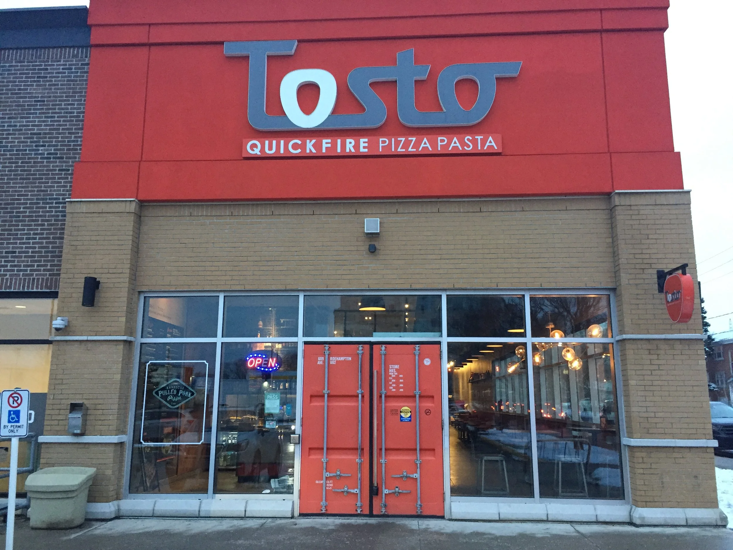 Tosto- Leaside - Closed