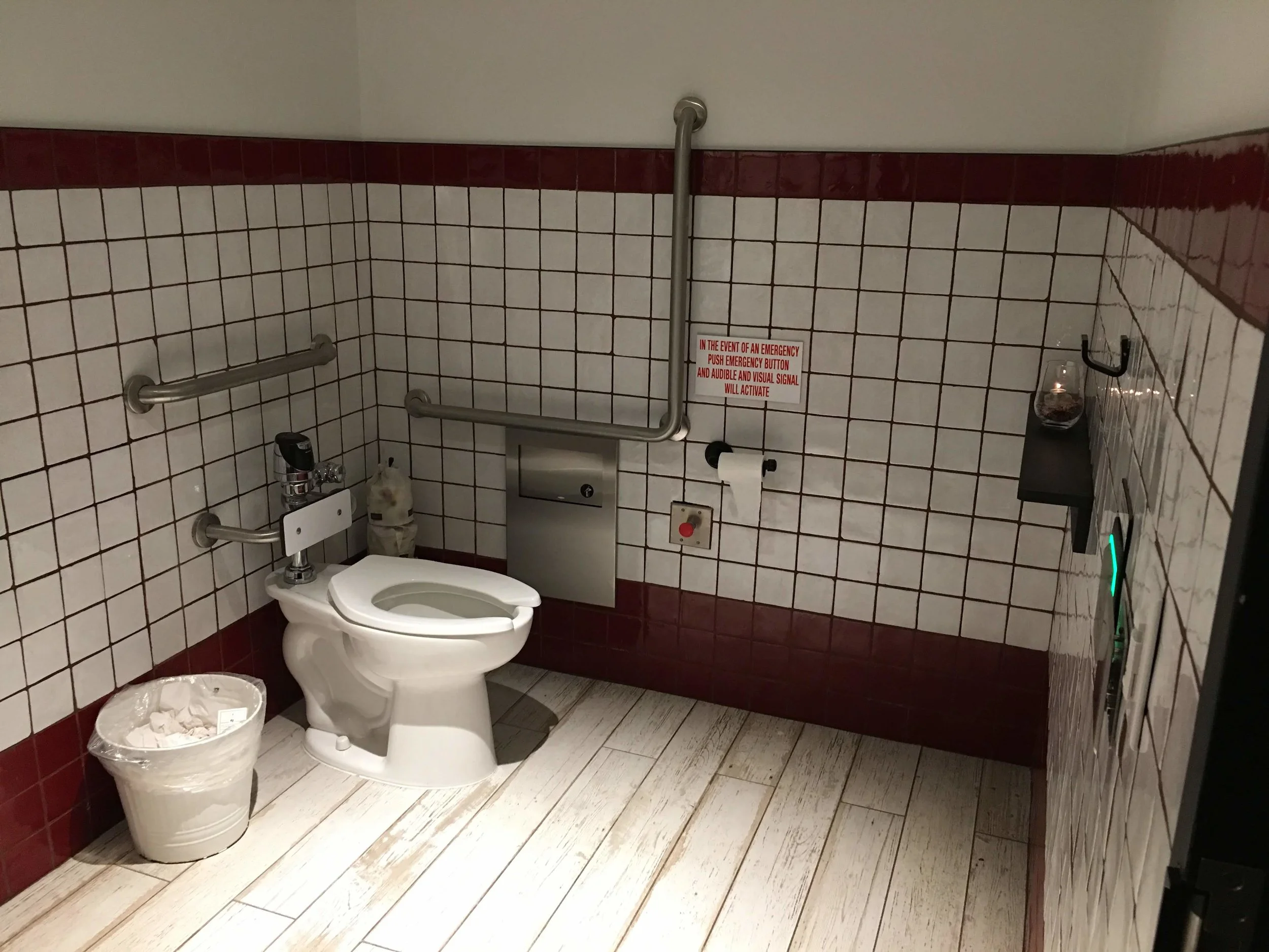 Picture of accessible washroom at Amano Pasta
