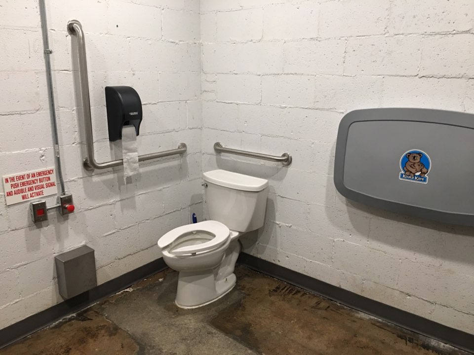 Picture of the accessible washroom in the Annex Food Hall