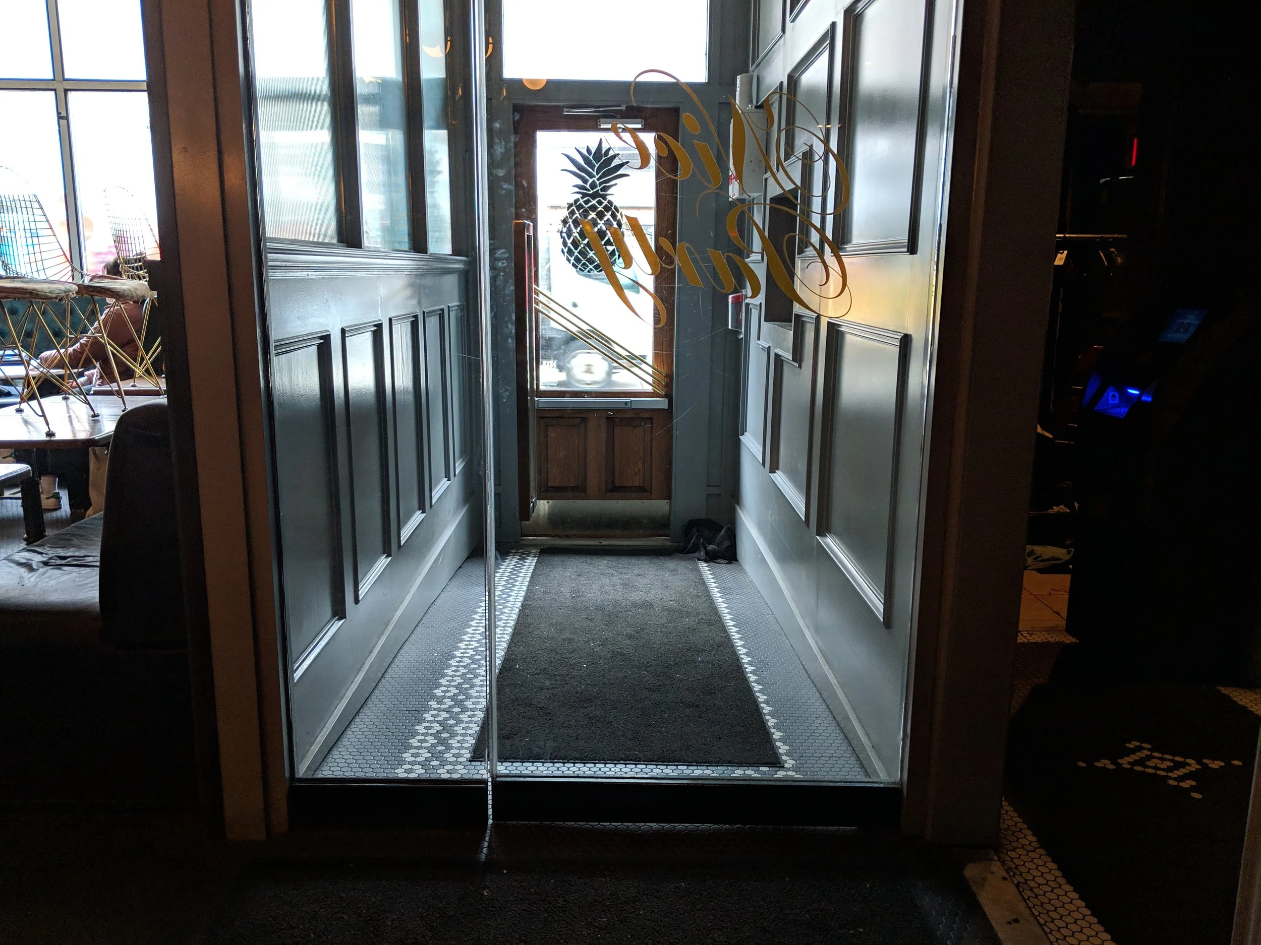 Picture of the second accessible door at Miss Thing’s