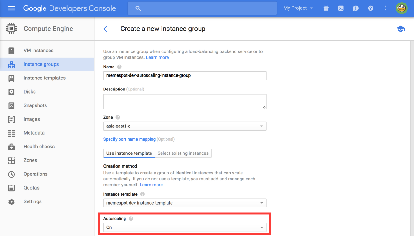 Compute Engine CUJ: Autoscaling VM Instances