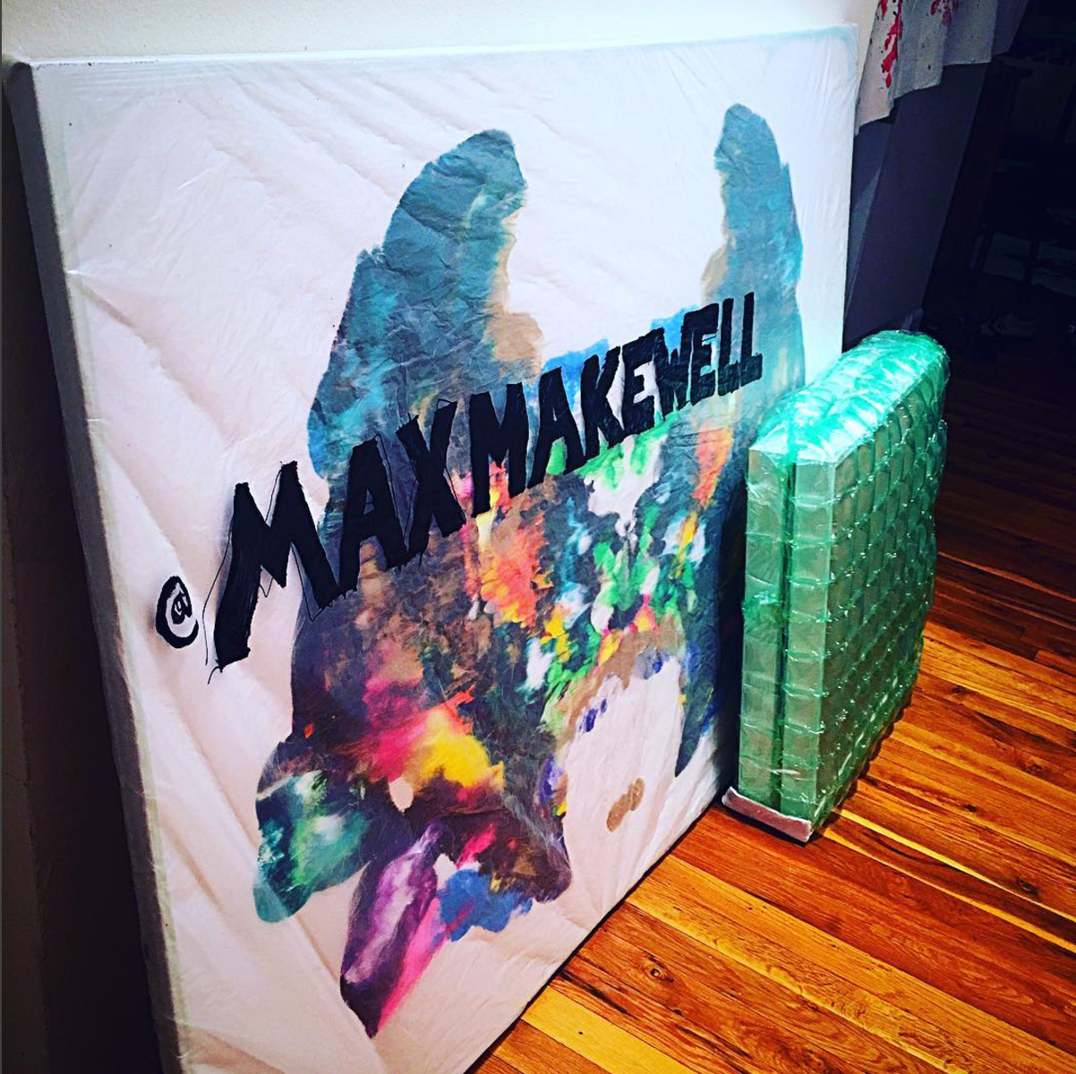 3 Pieces ready for pickup in NYC. Framed and bubble wrapped for corner protection. This looks very similar to how pieces look when they are received via mail delivery. Lots of padded protection. 