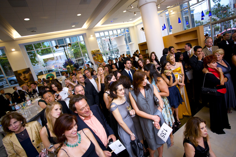 Charity Auction in SF, piece far left in the back. 