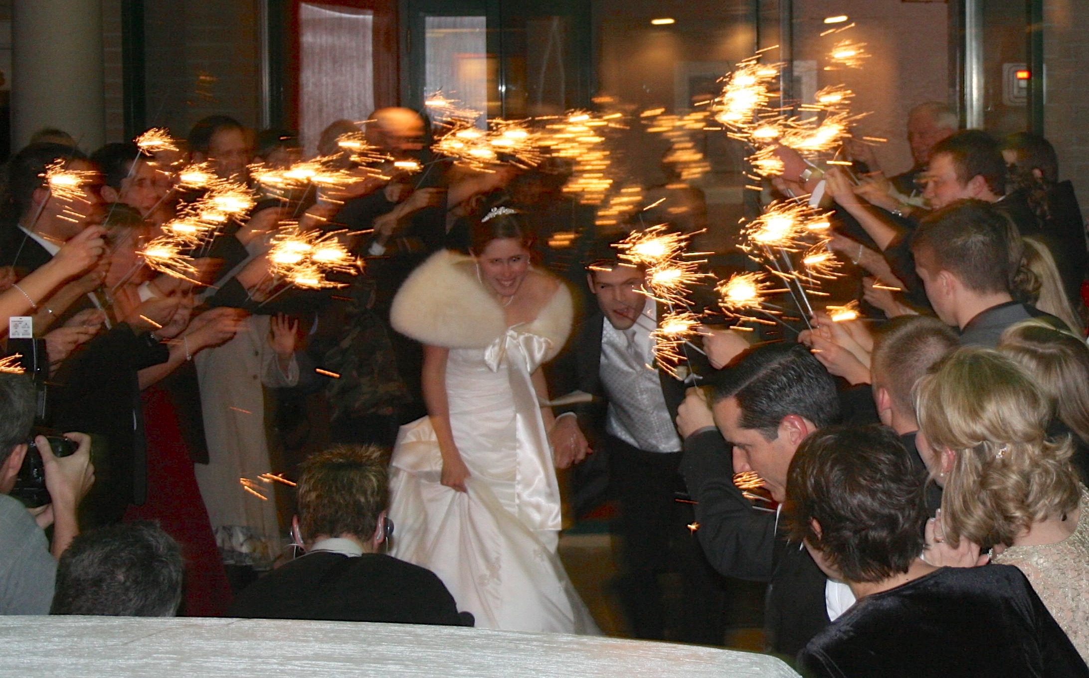 and they did a sparkler exit before sparkler exits were a "thing."