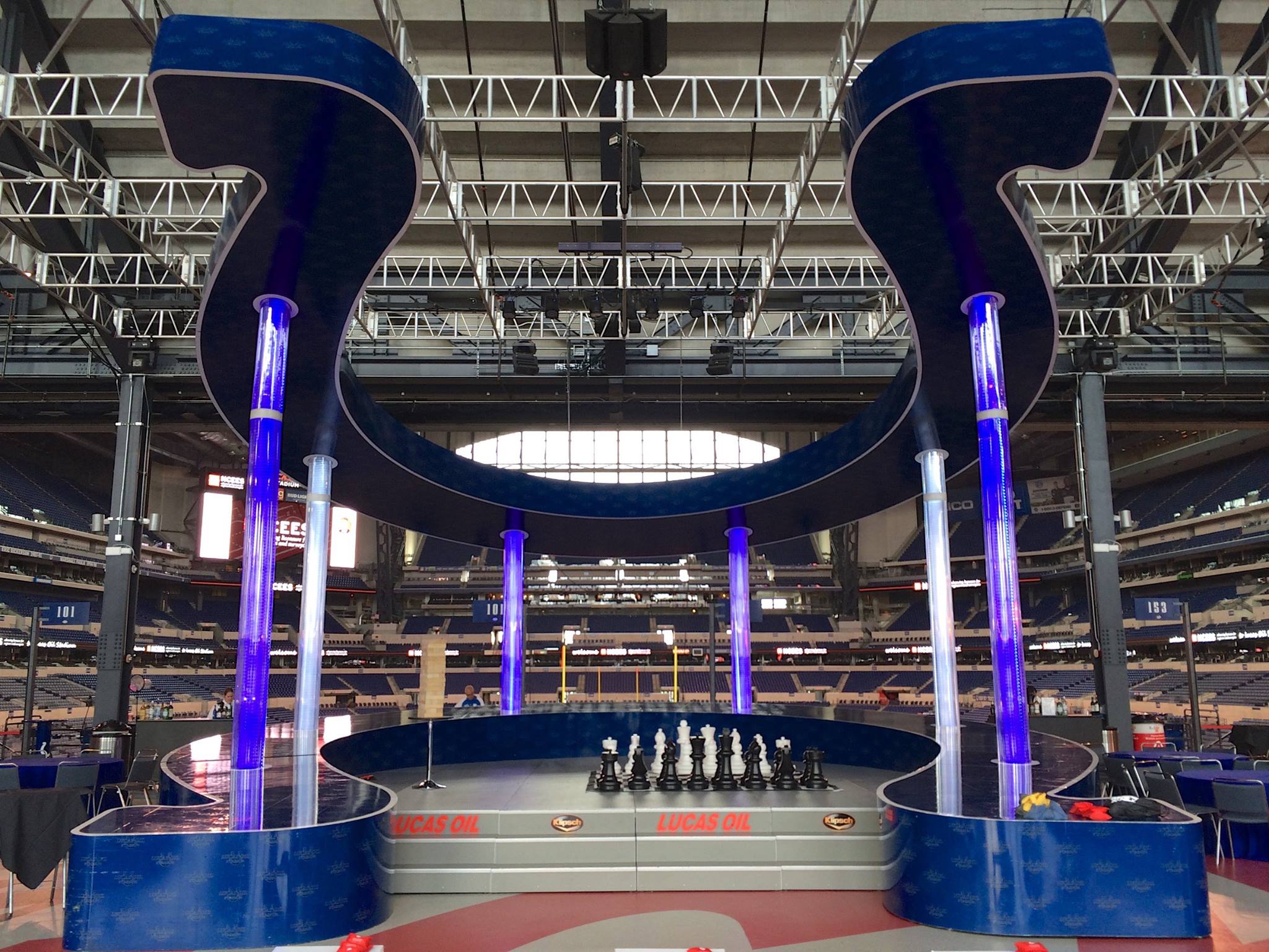 I get to play in some amazing spaces - under the Horseshoe!