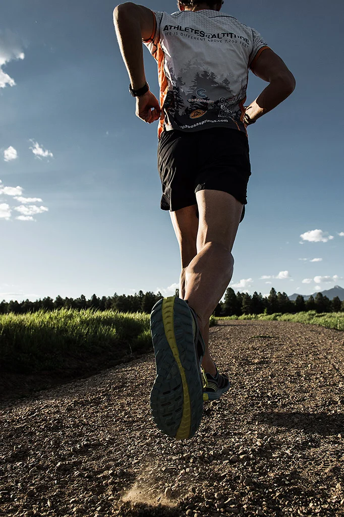 Ultra athlete Mike Le Roux trains in southern San Juan Mountains of Colorado