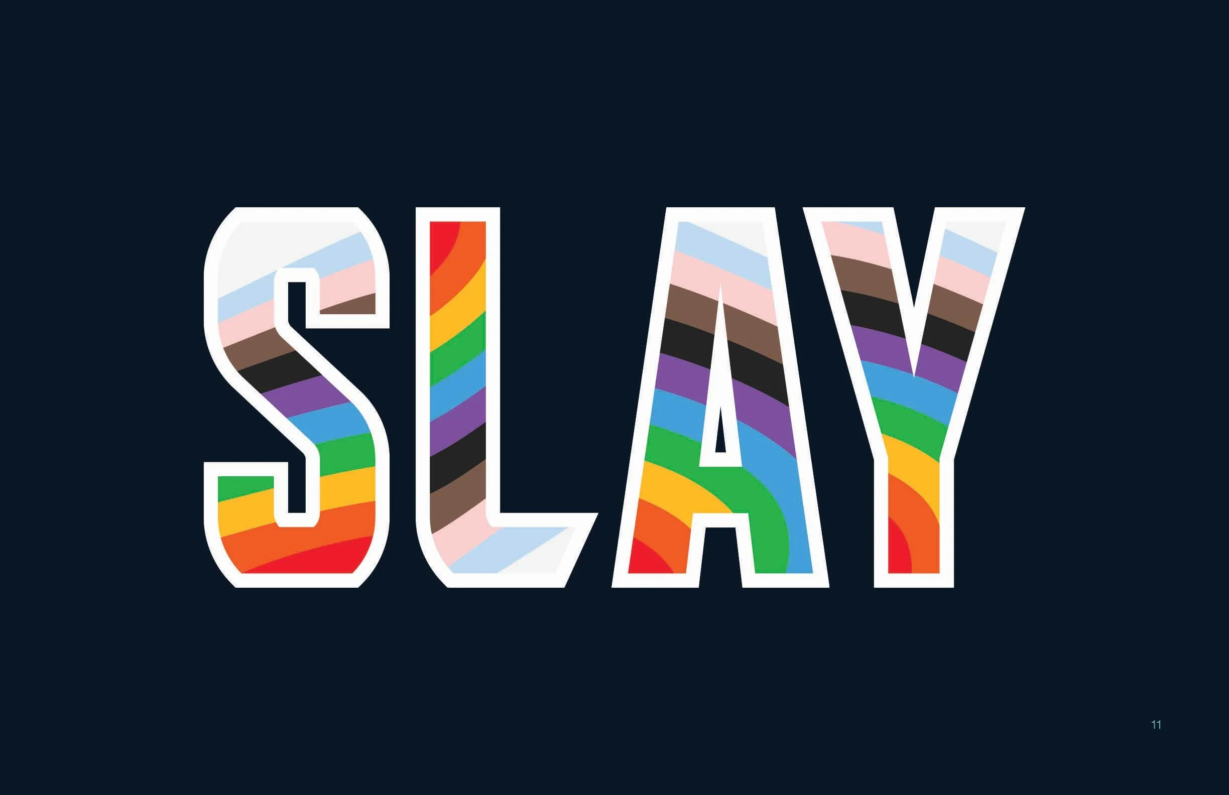 Kraken PRIDE colors slay