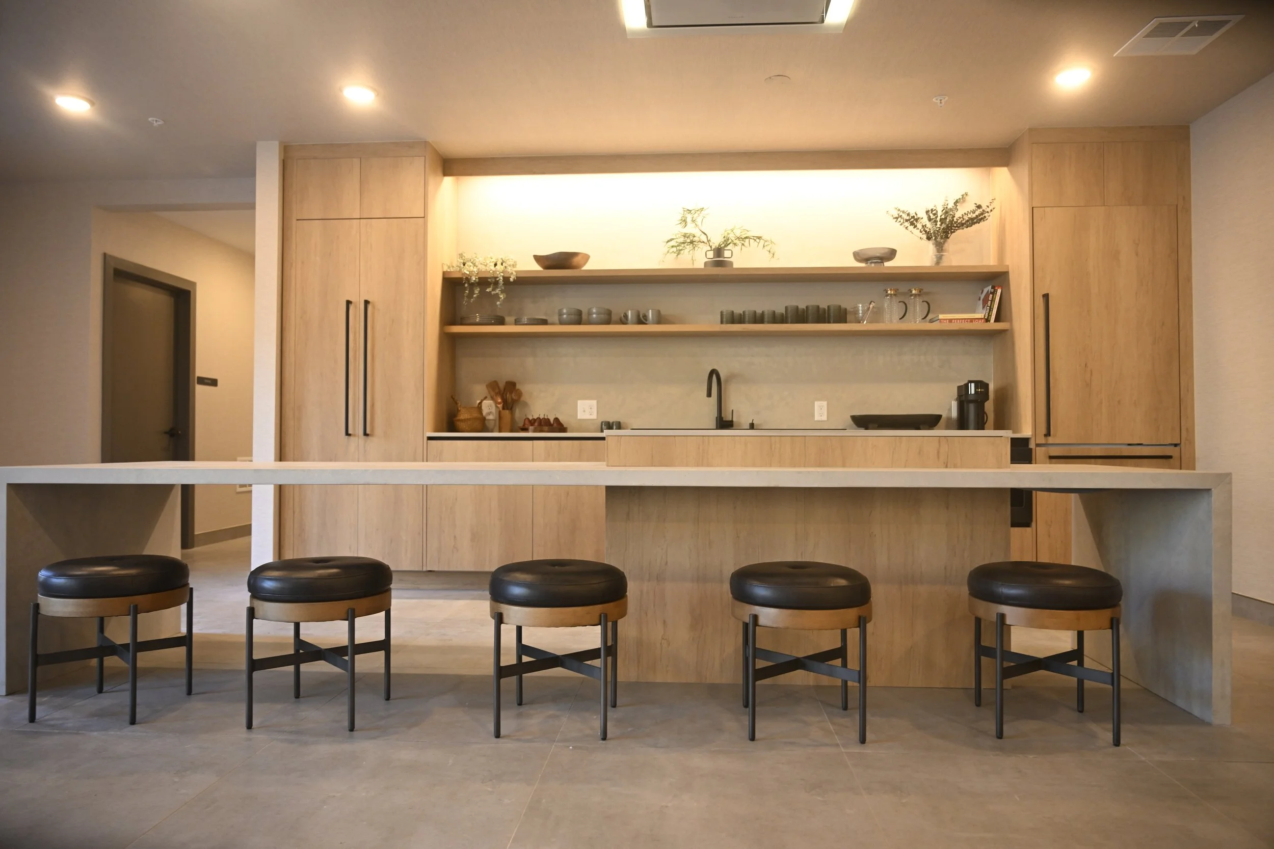 THE KITCHEN AND ISLAND