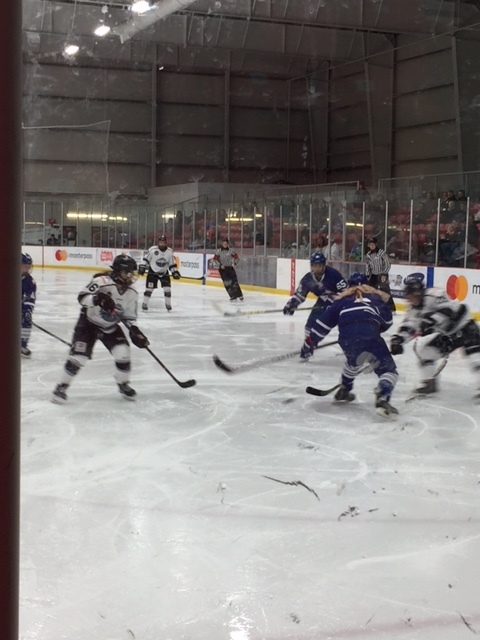 And there she is defending!