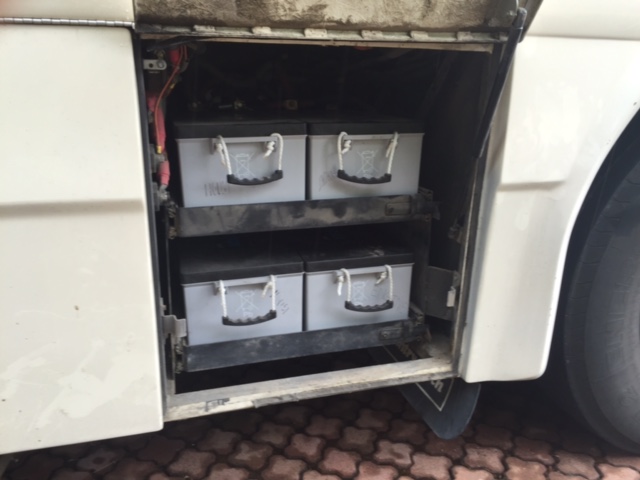 Equipment Added: 6 AGM, 12V 255 Ah Batteries
