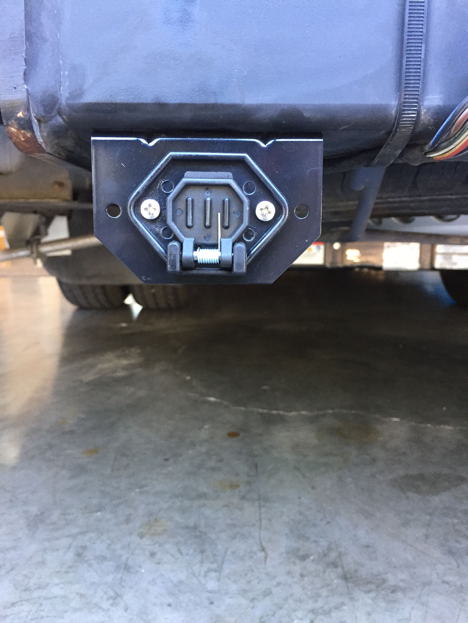 External plug for portable panel