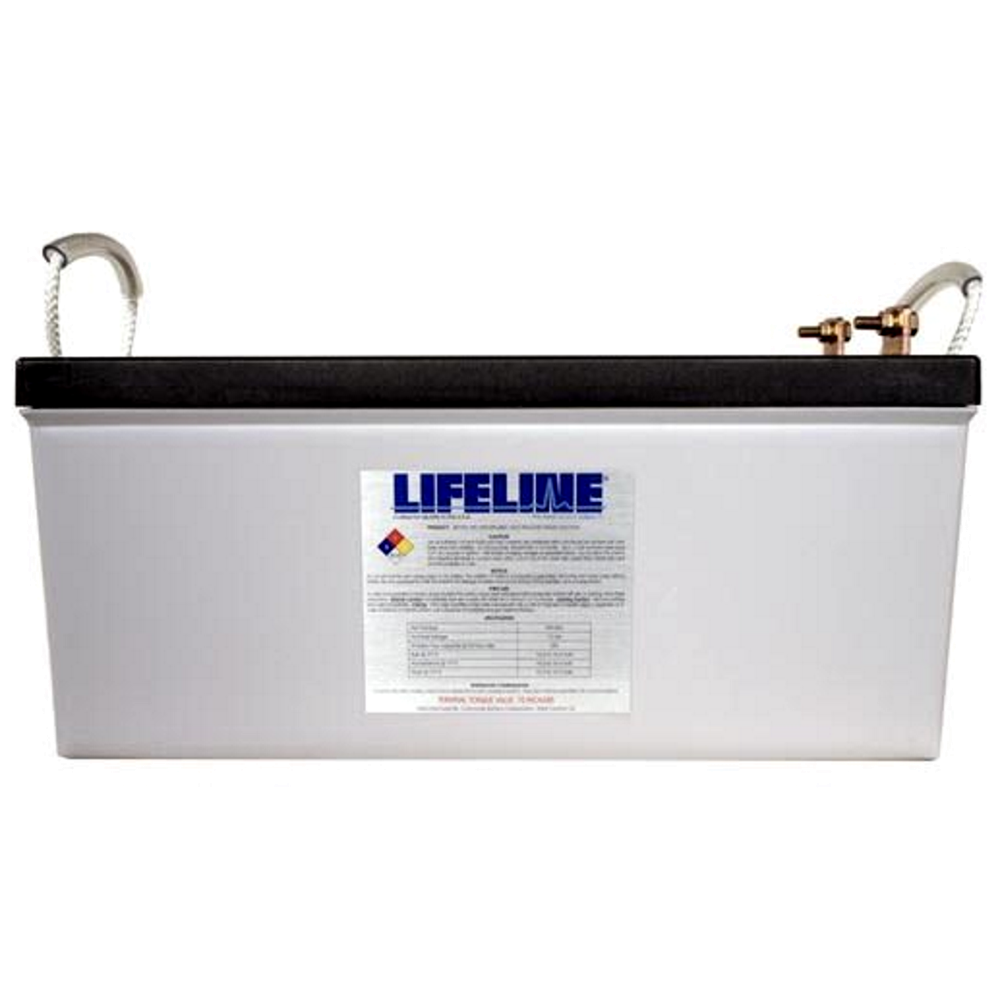 Lifeline GPL-8DL $714.95 AGM battery 12 Volt nominal 255Ah capacity @ 20hr Length = 20.76" Width = 10.89" Height = 9.76" Weight = 162lbs Please call to get a shipping quote and place an order 541.726.1091