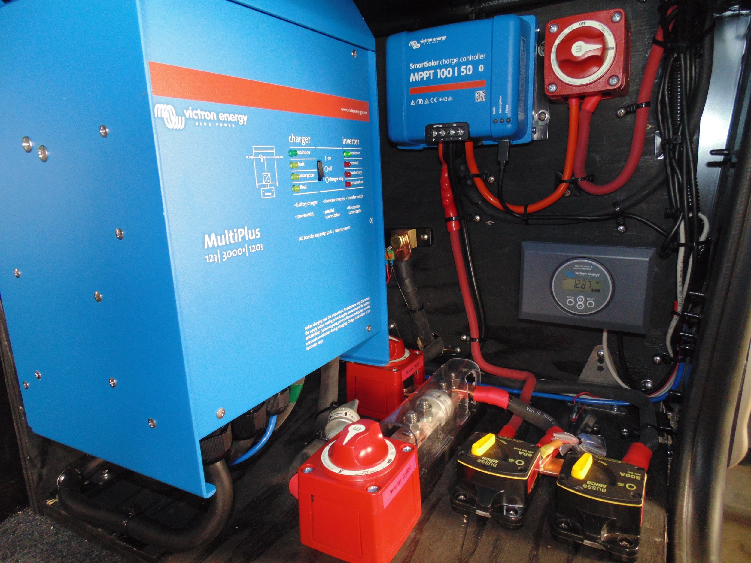 Inverter, Charge Controller, Monitor