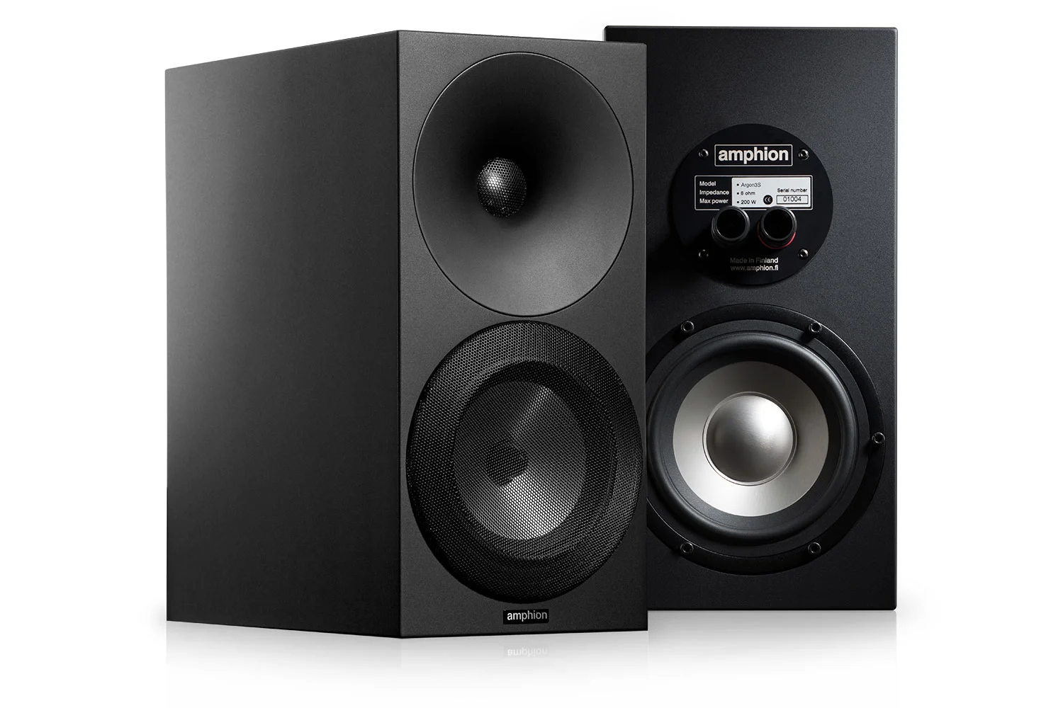 Amphion Argon3S Black Pair Front and Back.jpg