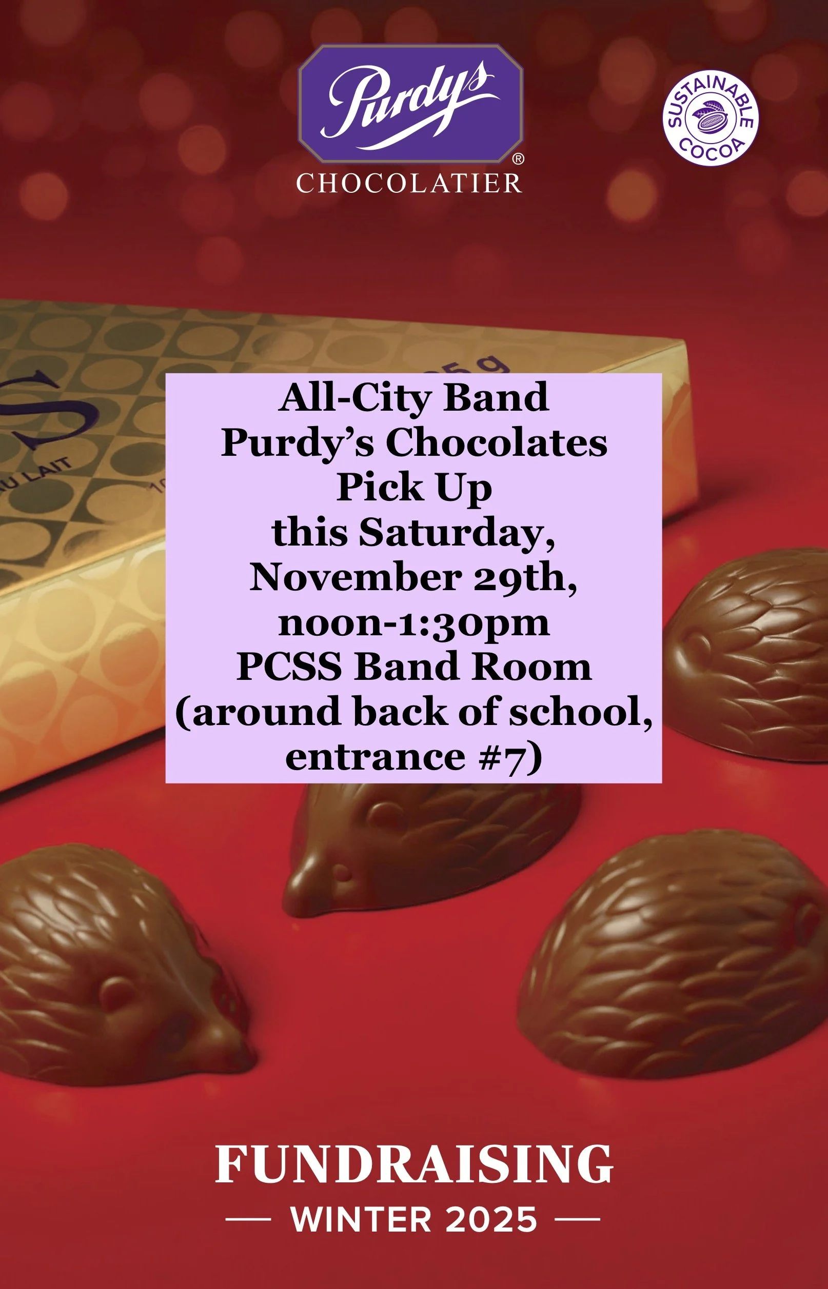 All-City Band's Purdy's Chocolates Pick Up