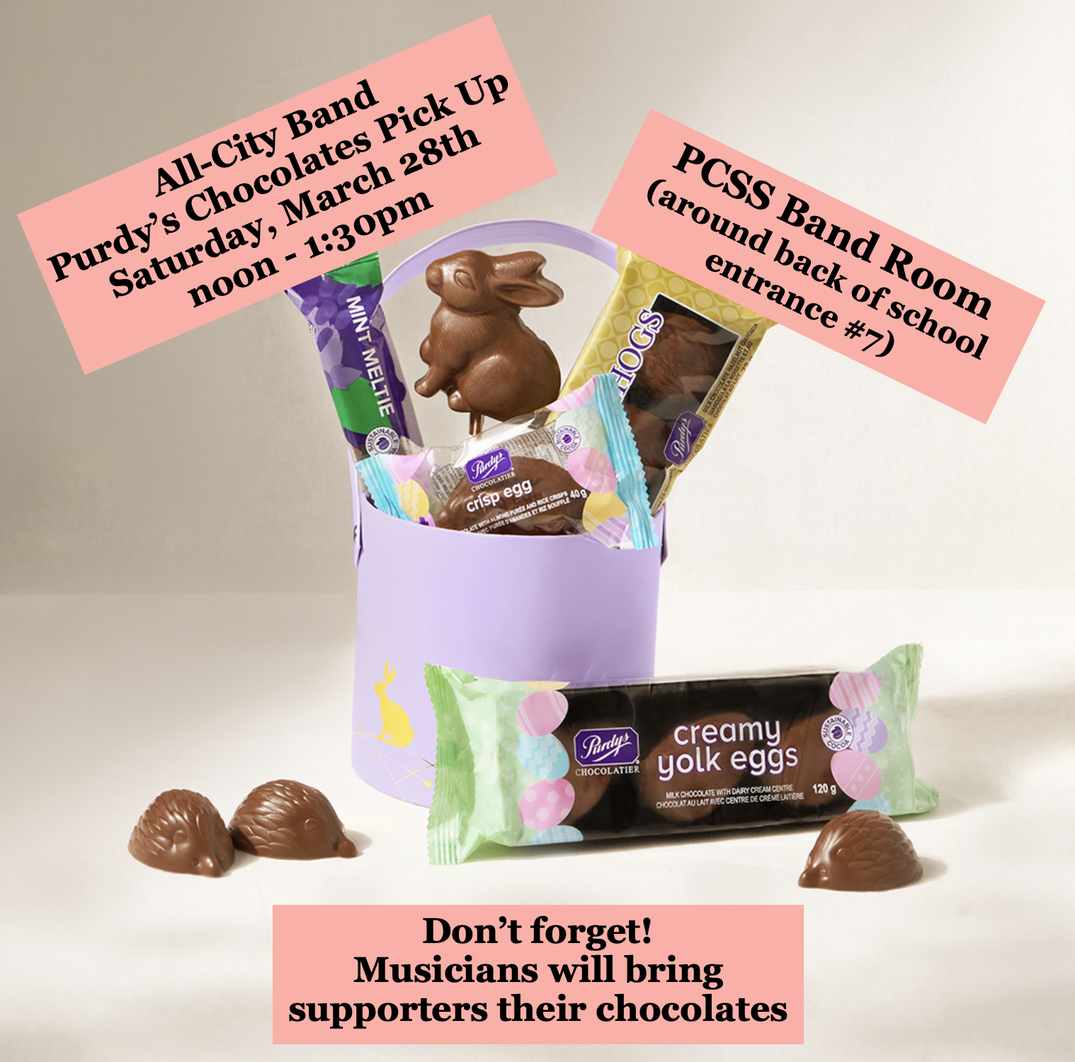 All-City Band's Purdy's Chocolates Pick Up 