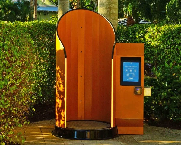 Sunscreen Booths Now Exist, and They Are Awesome
