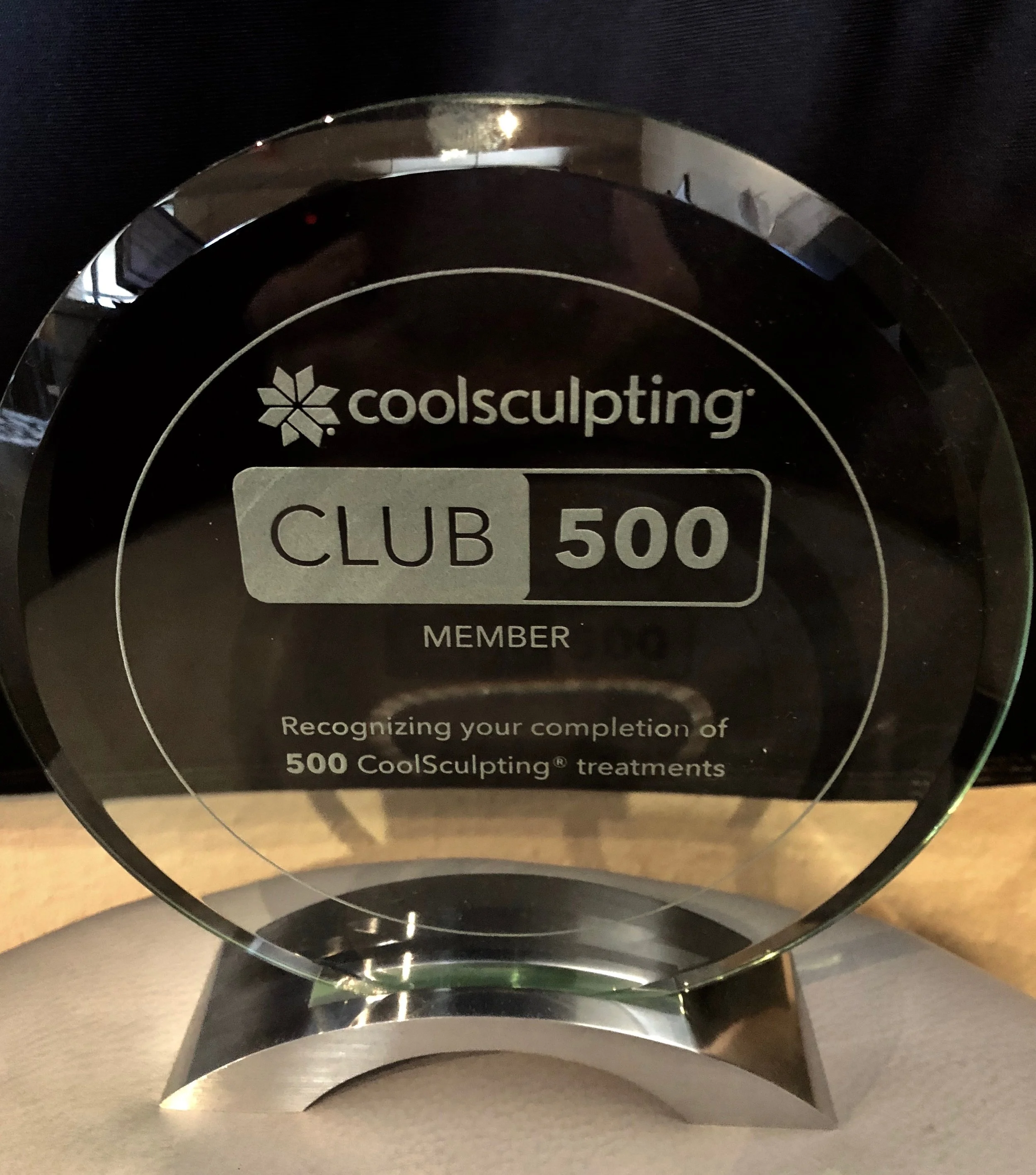 SkinSpaMED Recognized for Reaching CoolSculpting Club 500