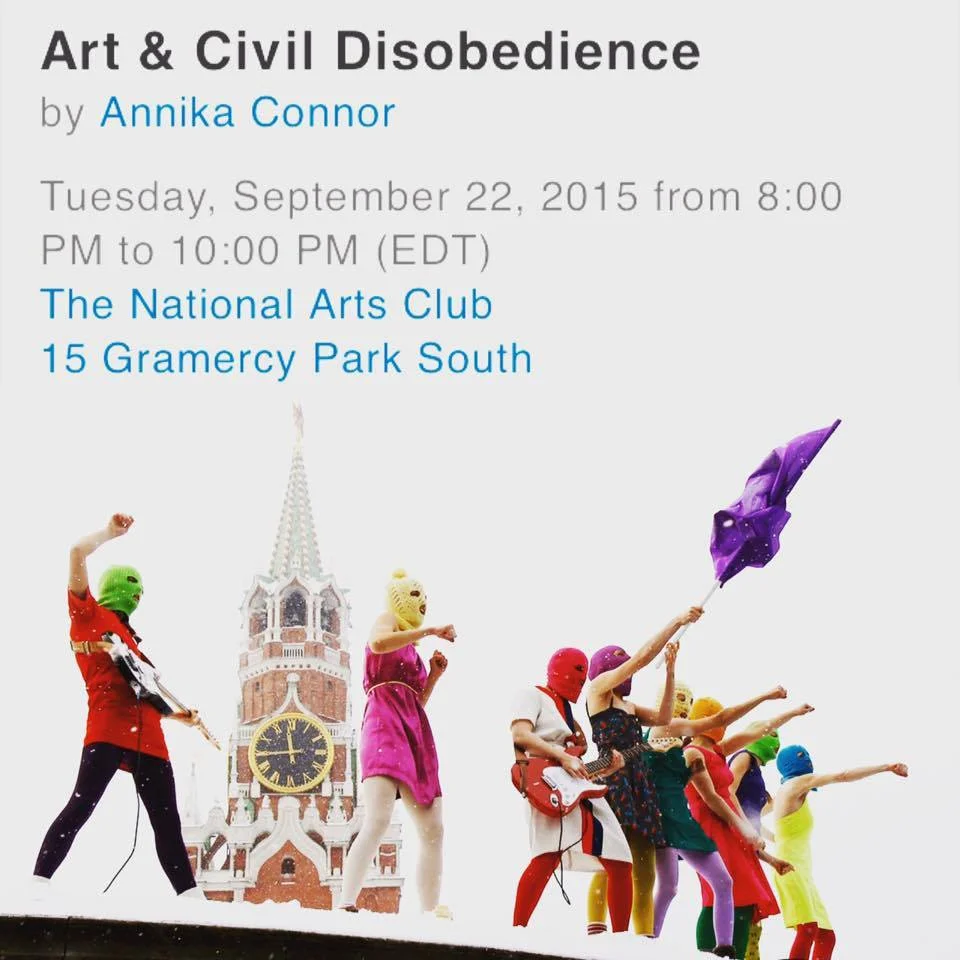 Art & Civil Disobedience at the National Arts Club