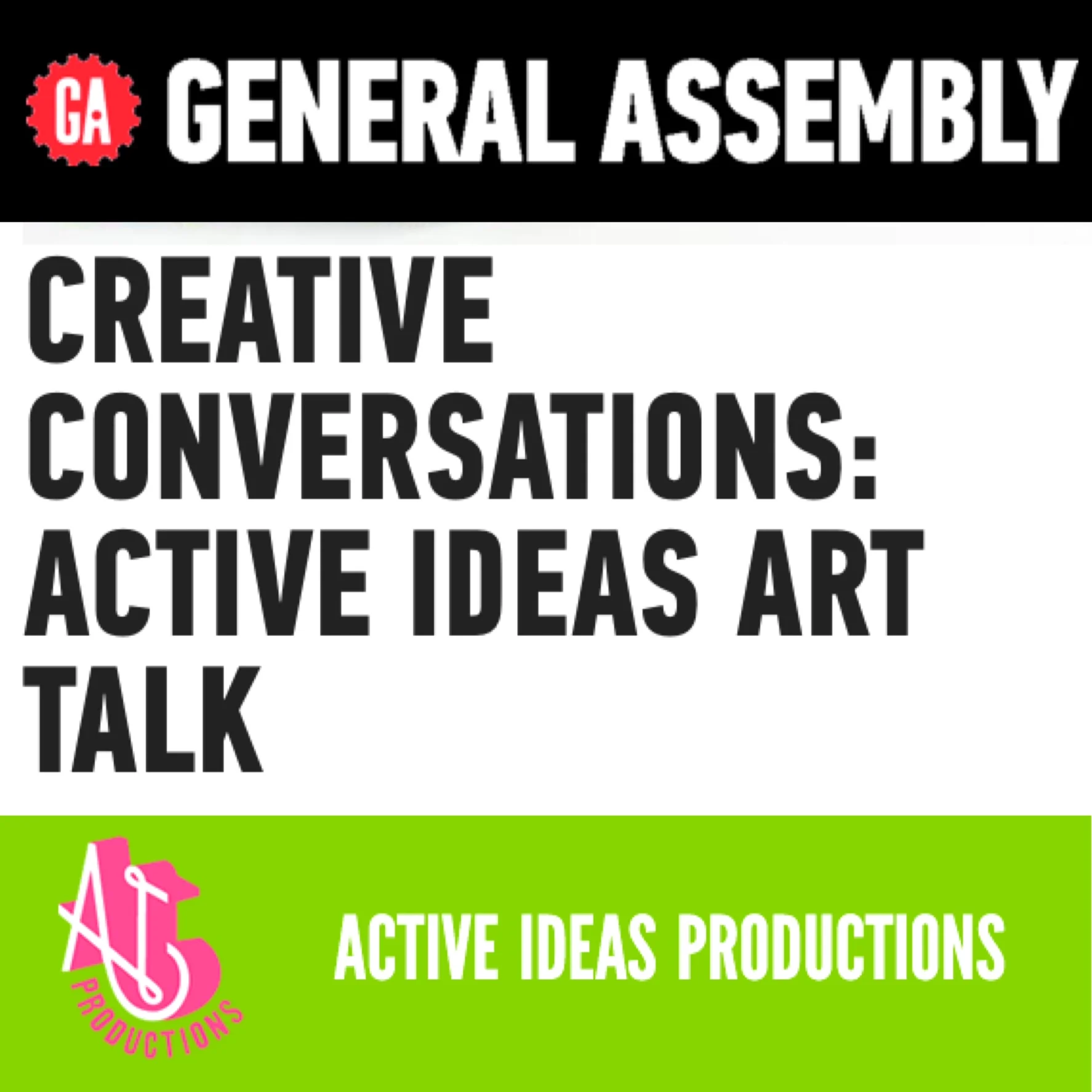 Los Angeles Creative Conversations: Active Ideas Art Talk