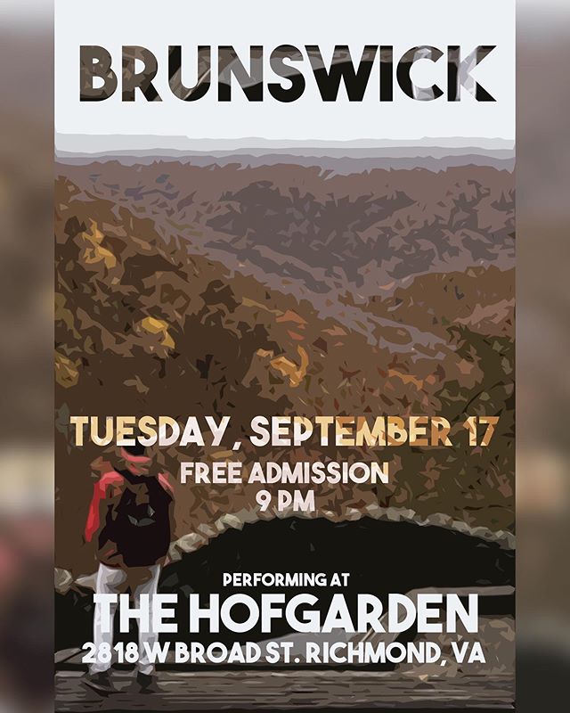 Tonight in RVA, two full sets of music from the Bruns-Champs at the HofGarden 🔊
