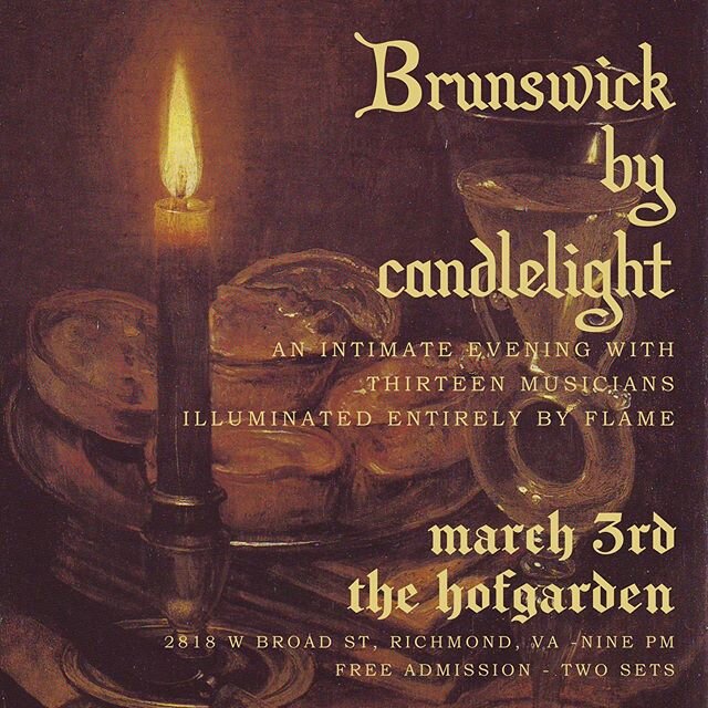 Switching it up for our &ldquo;First Tuesday&rsquo;s&rdquo; residency at The HofGarden in March. Killing the lights and filling the room up with candles. Pretend you&rsquo;re in a blackout. Perform a seance. Bring your own personal candelabra. March 