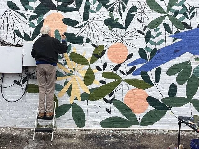 Thinking about my grandpa and the wall we painted.