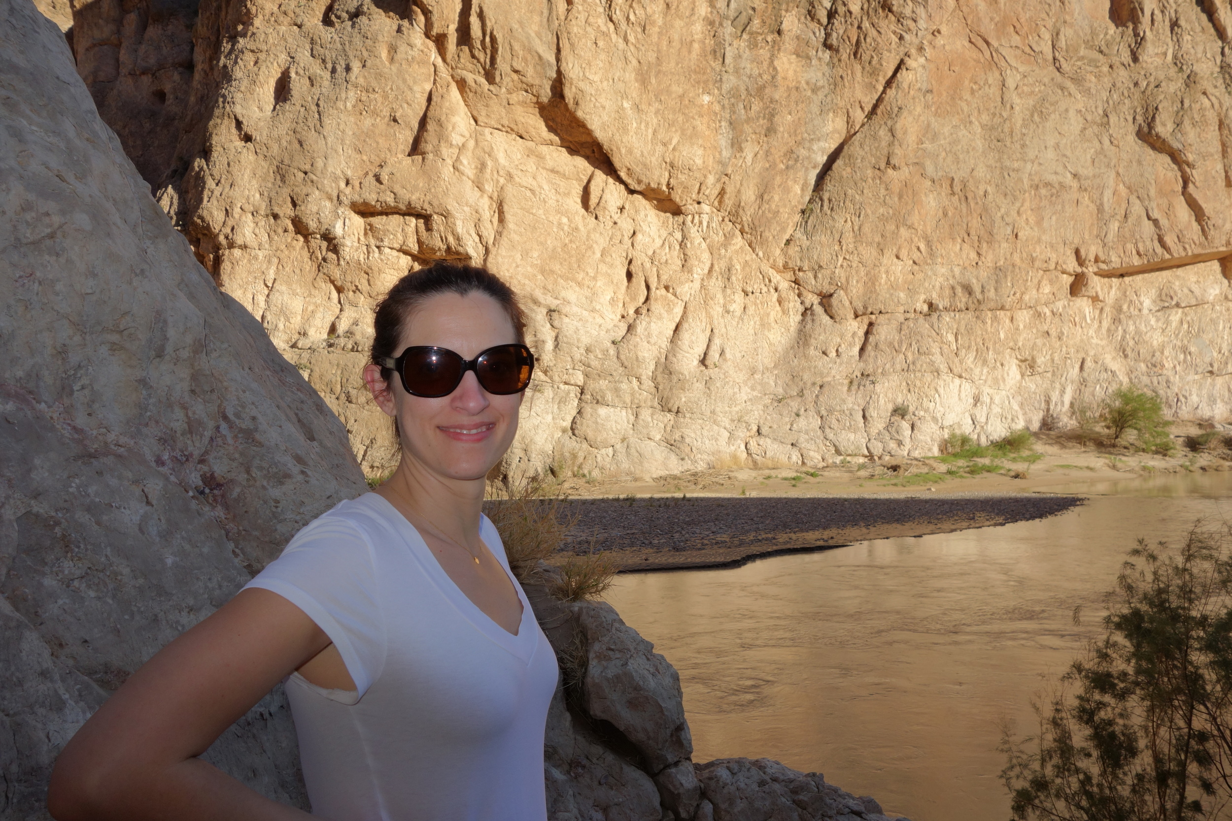 rio grande river up a canyon in the big bend
