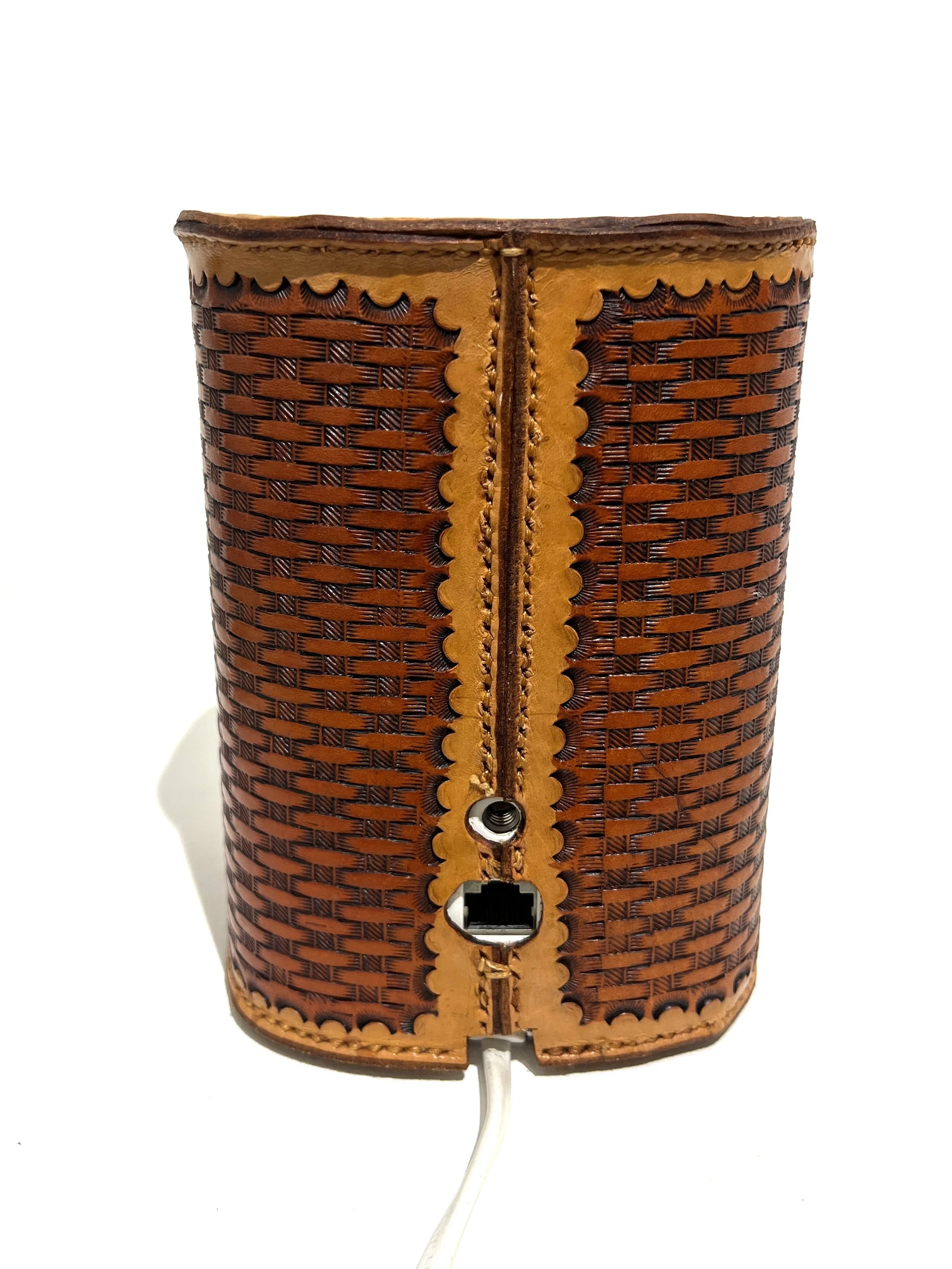 Sonos Speaker purified by leather (back)