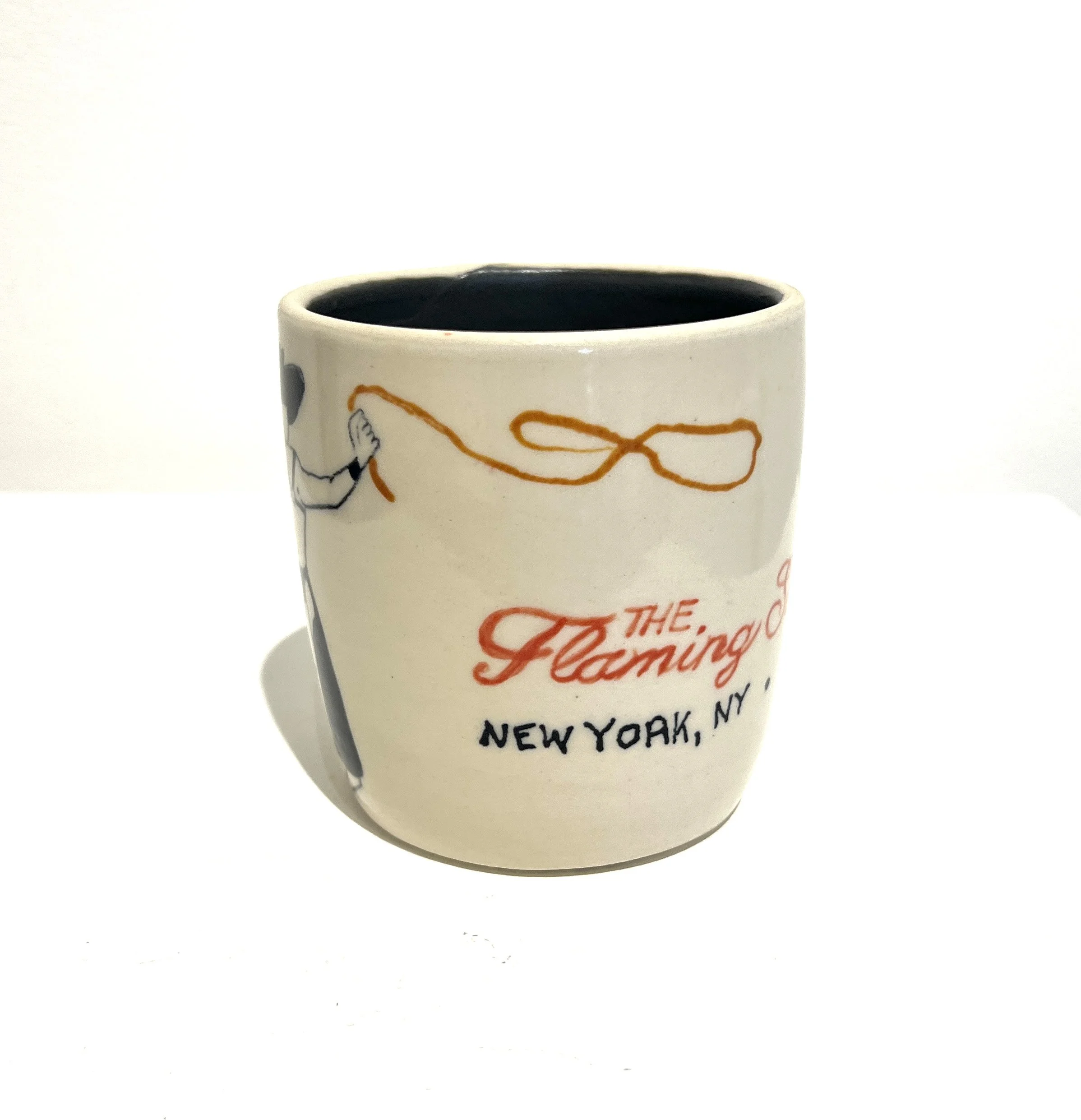 The Flaming Saddle mug