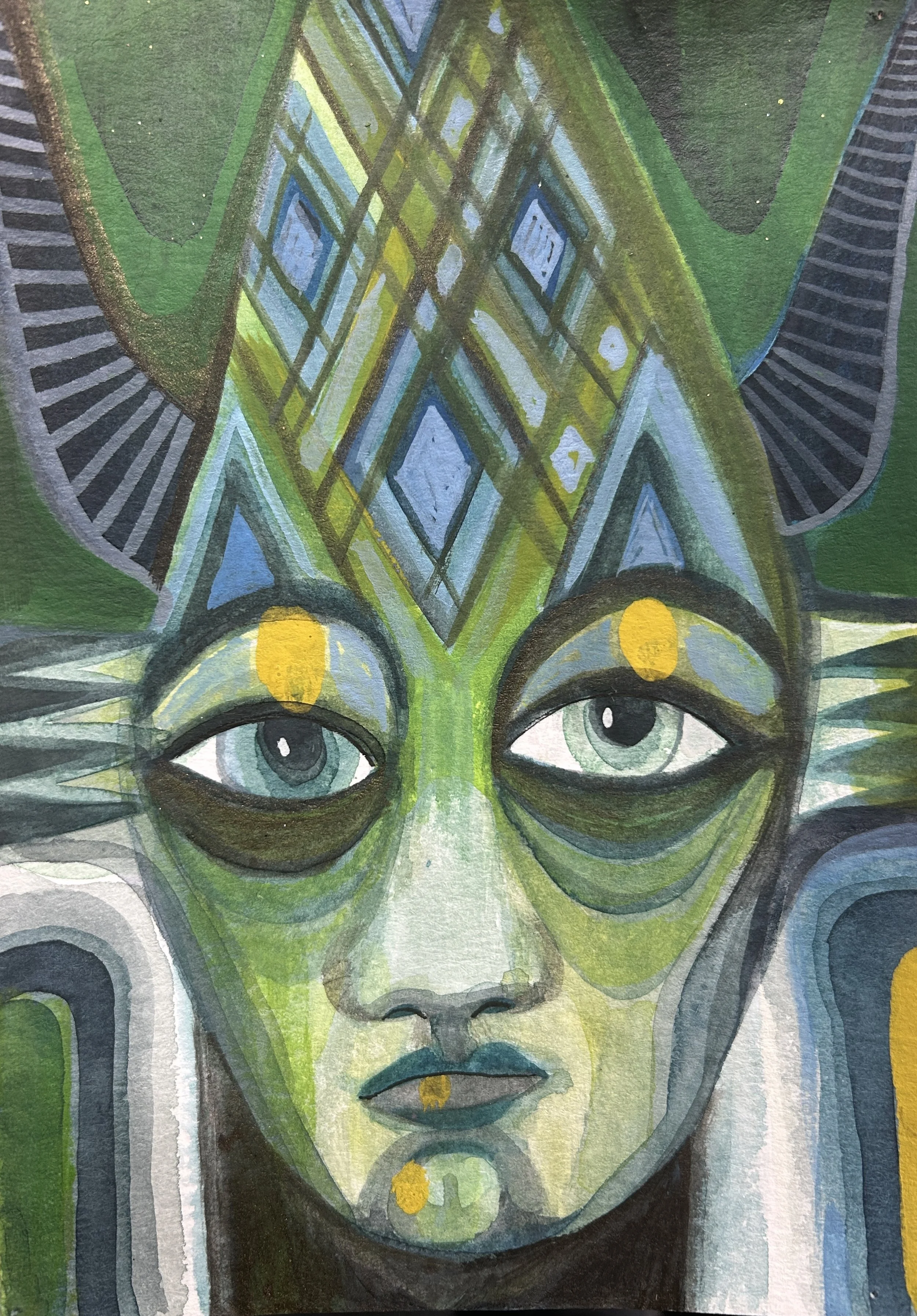 "Green Hathor" by Merrilee Challiss