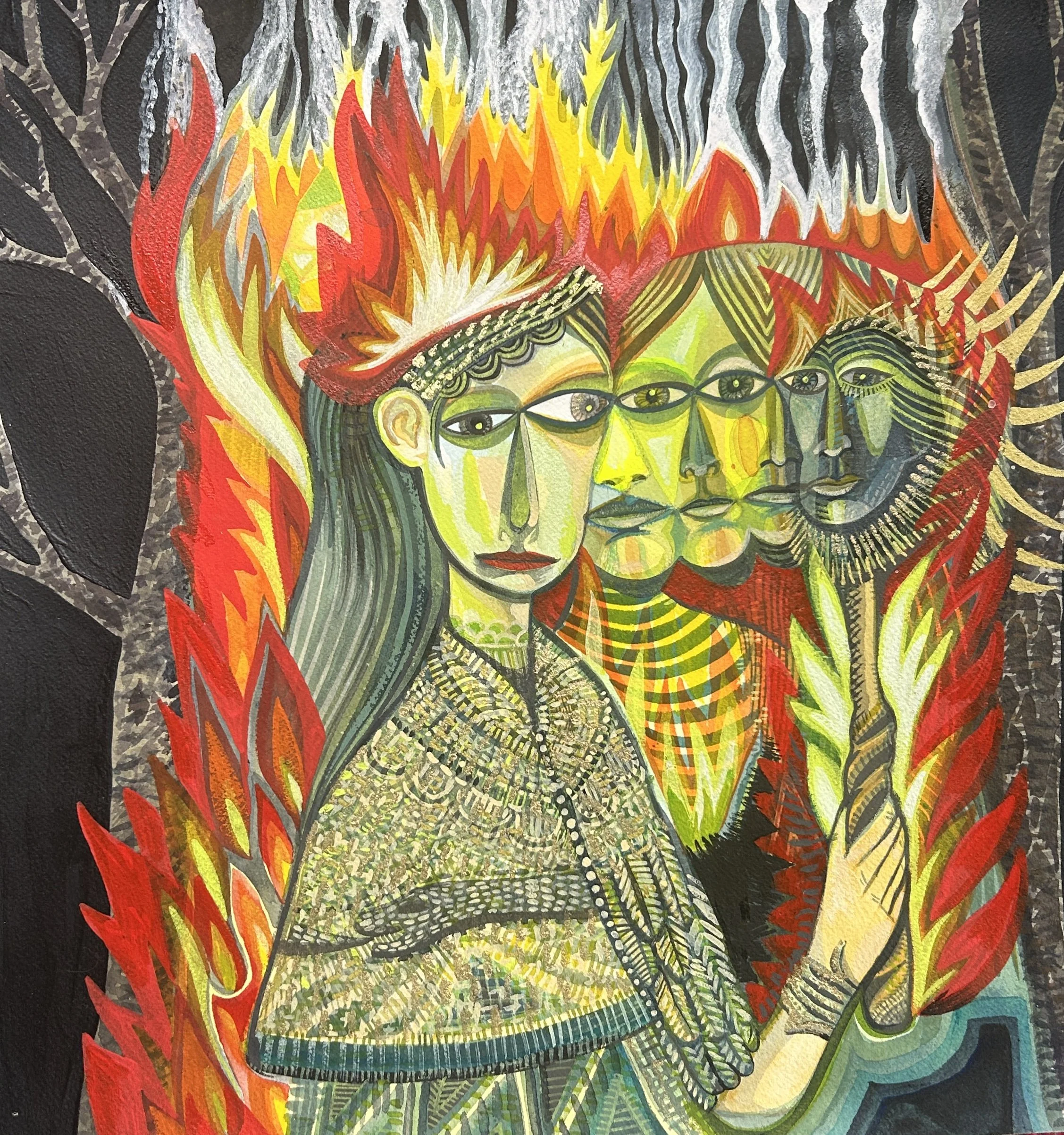 "Brigid’s Unveiling" by Merrilee Challiss