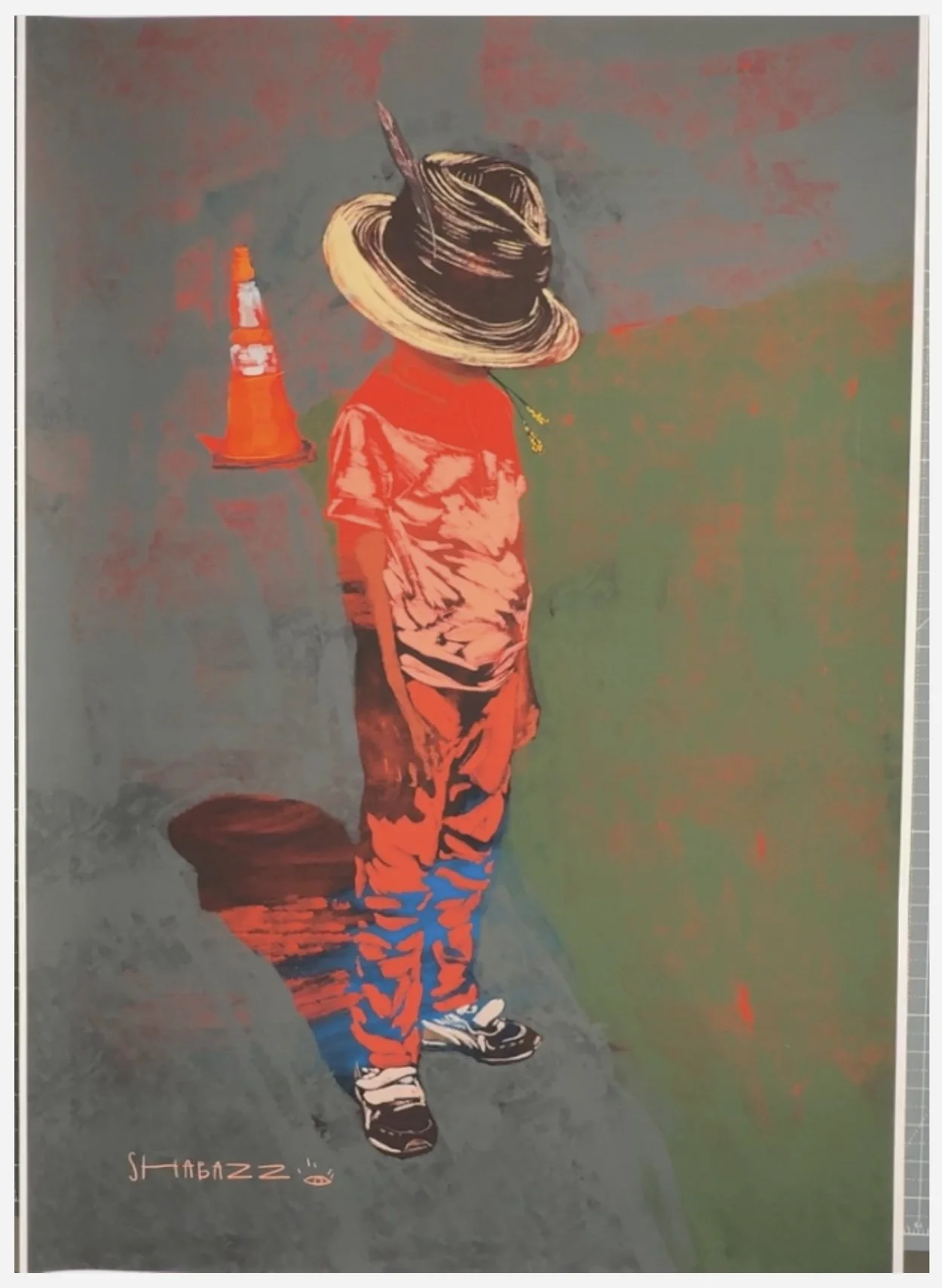 "Caution Behind Me" by Shabazz Larkin