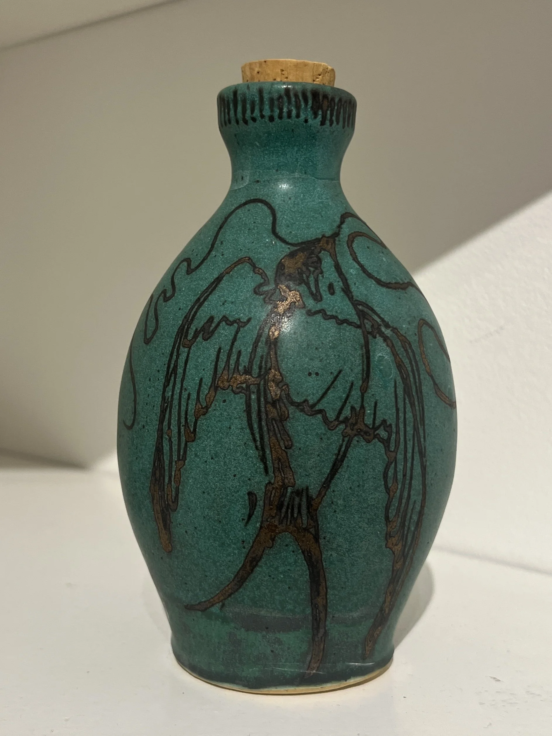 Diving Swallow Bottle by Brooke Gillon