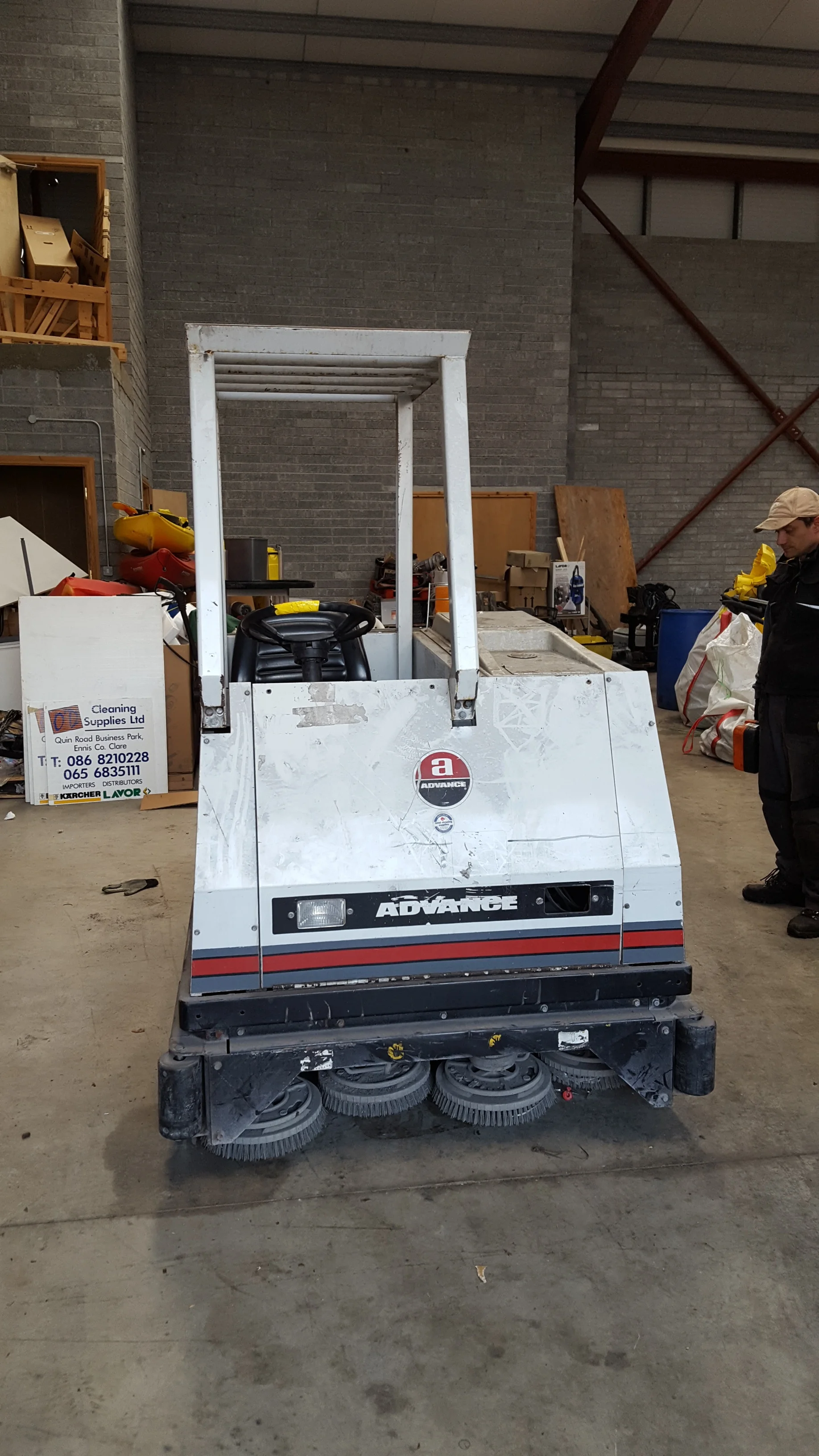 Nildisk Advance Convertamatic Combi scrubber sweeper