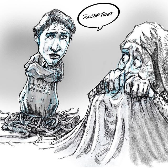 Meanwhile on our side of the border. Our PM is lulling us into a false sense of security with almost every move he and cabinet makes. Be a leader, not a white zin drunken soccer mom trying to a popularity contest. #justintrudeau #hytera #canadianpoli