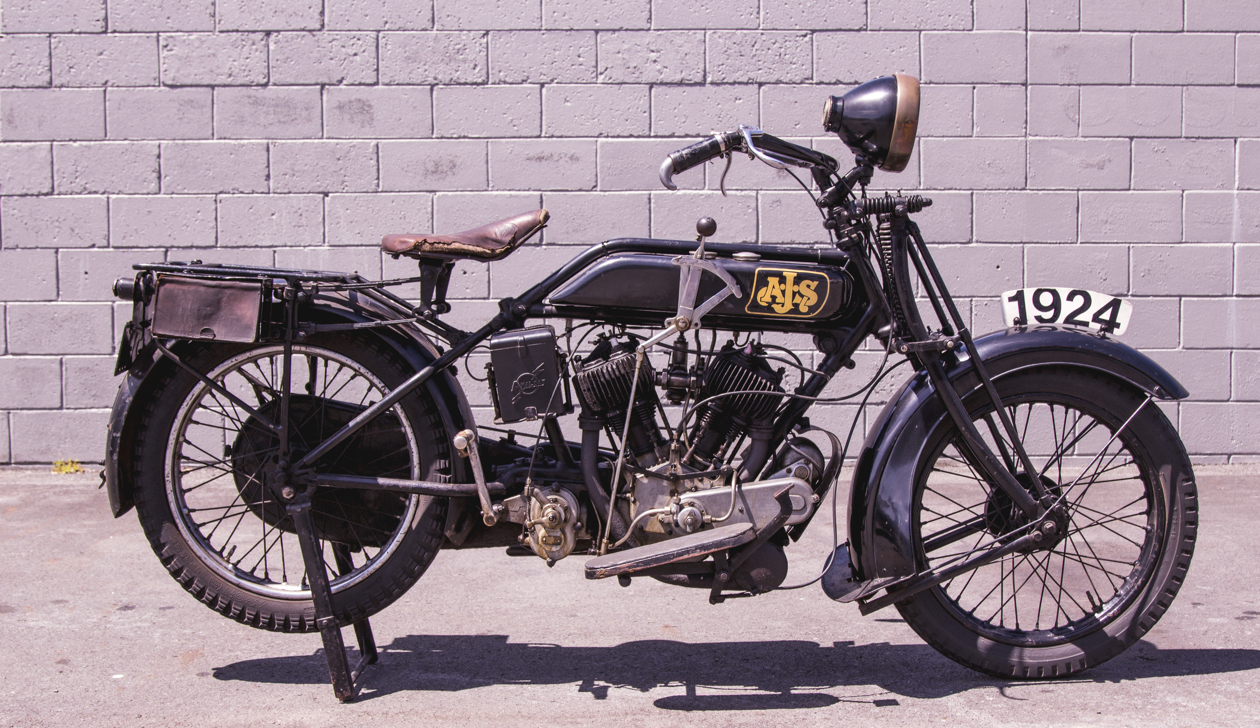 1924 AJS 800cc V-twin