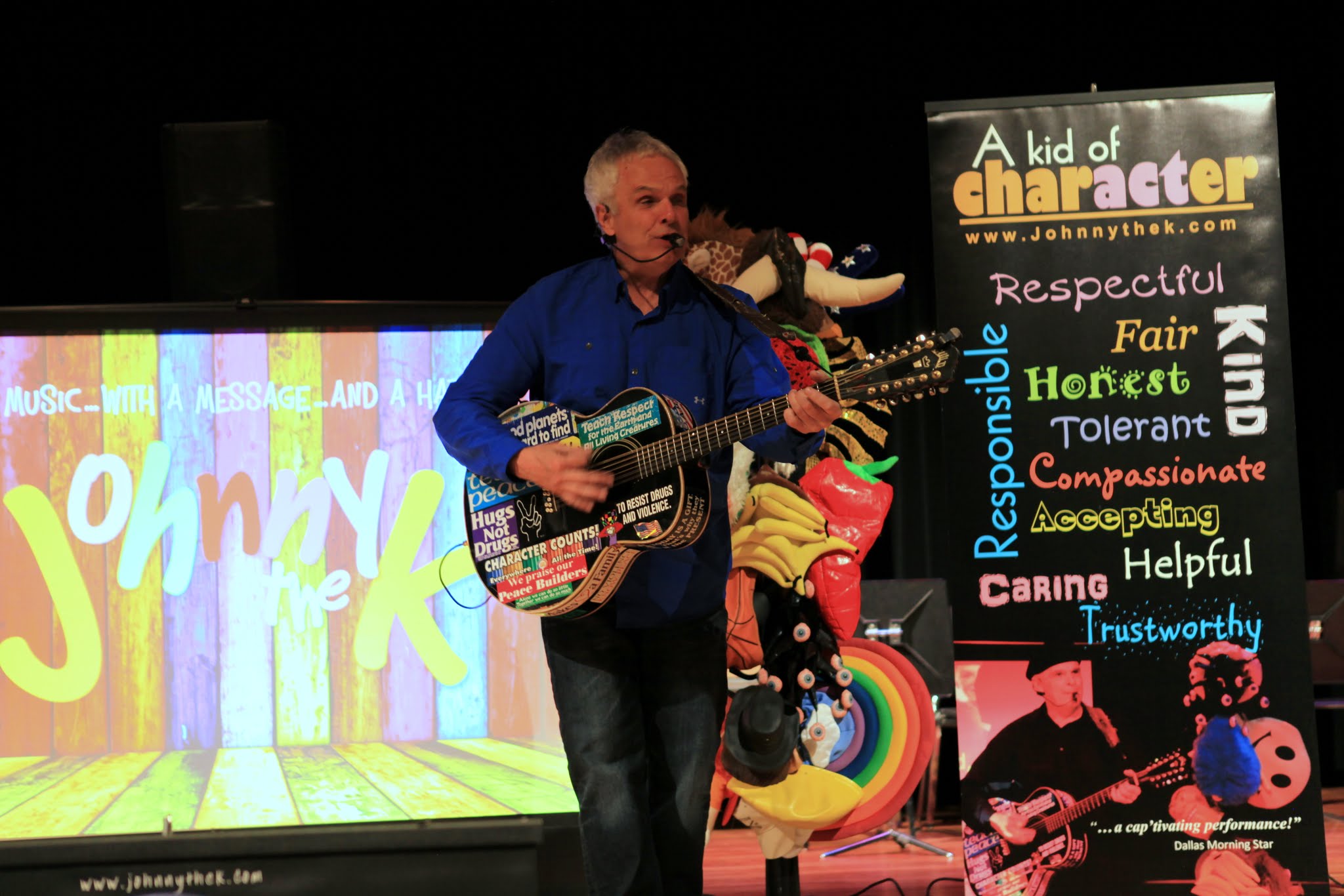 Johnny the K Gives an All-School Performance
