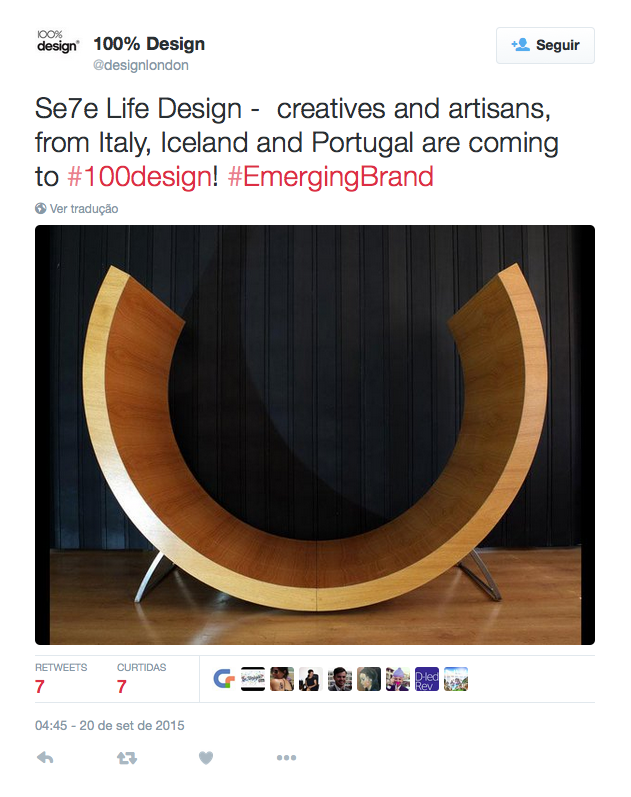 From UK with love at 100% Design London&nbsp; &nbsp; link